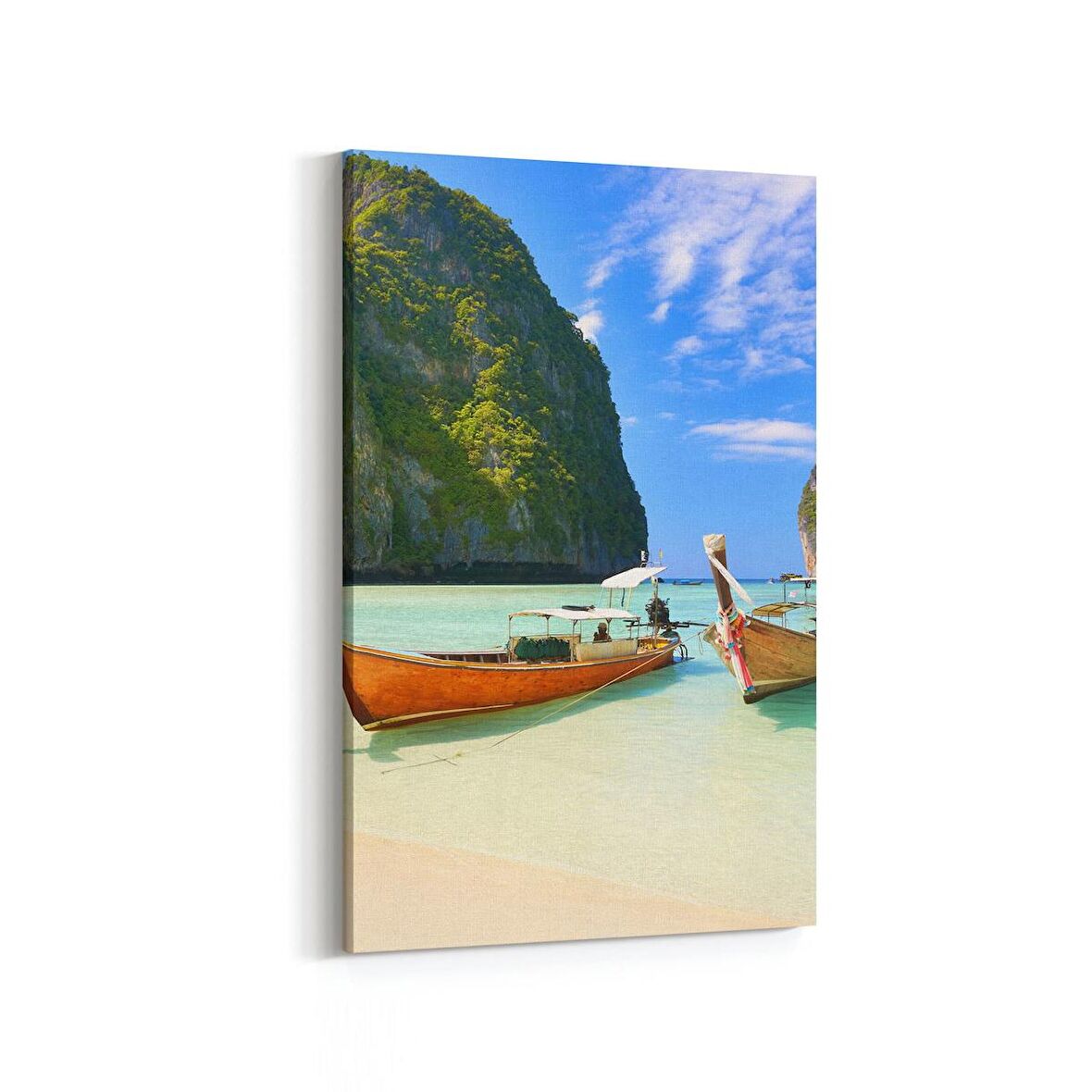 Olla 13874D Doğa / Manzara Görseli Dikey Kanvas Tablo (Ölçü: 100X150)