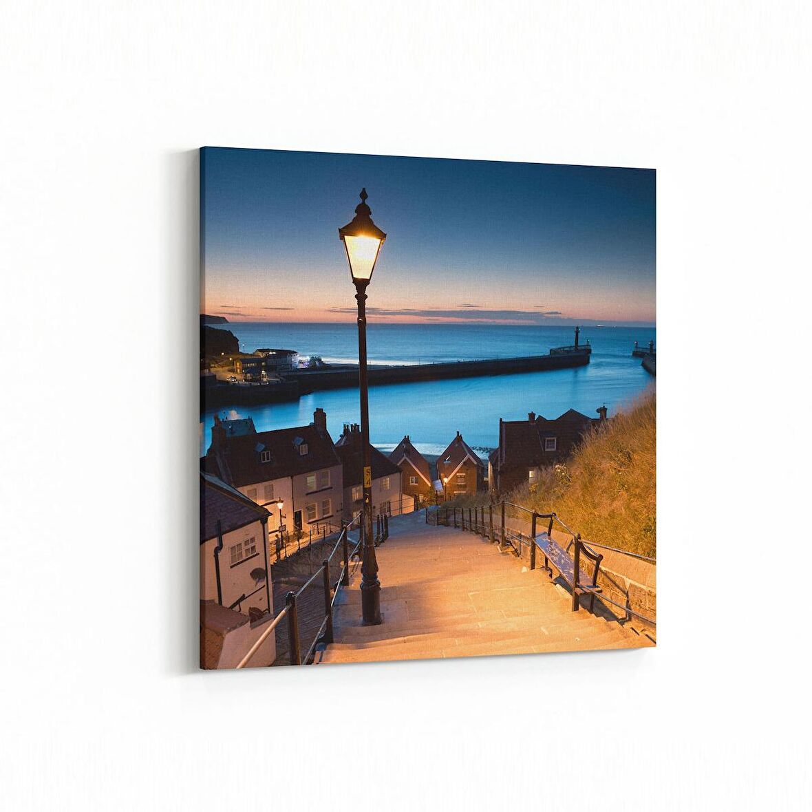 Olla 18465K4 Yapı Görseli Kare 4'lü Kanvas Tablo (Ölçü: 145X145)