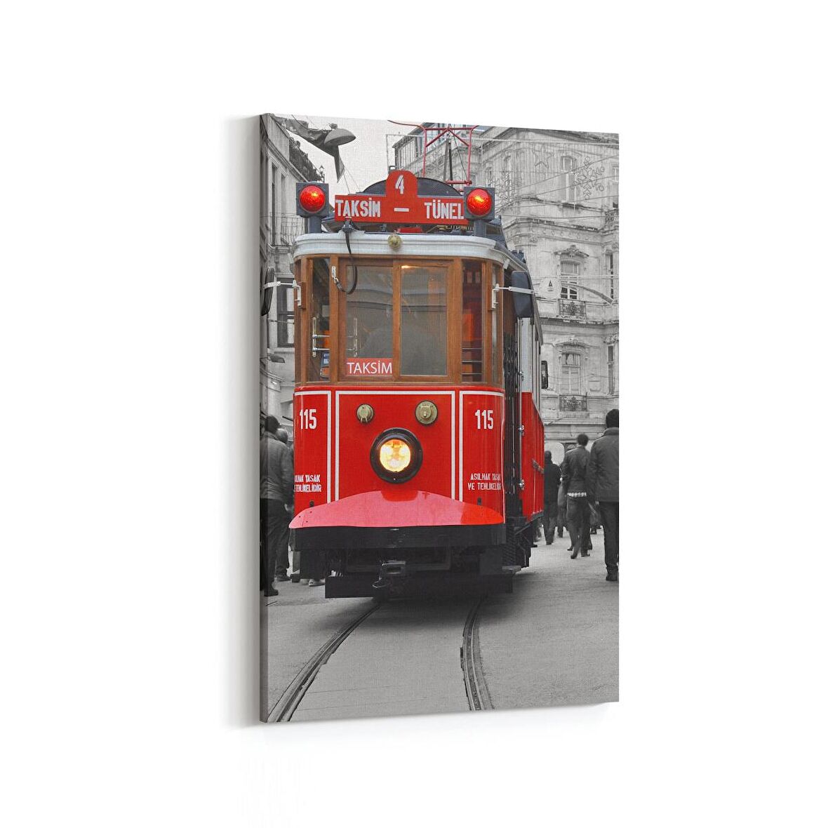 Olla 18376D Yapı Görseli Dikey Kanvas Tablo (Ölçü: 20X30)