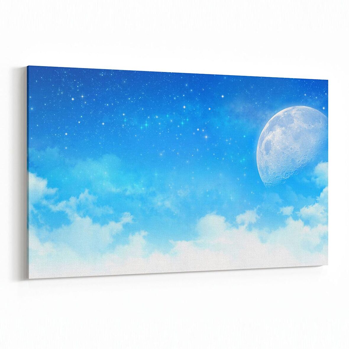 Olla 15715Y Gökyüzü Bulut Görseli  Yatay Kanvas Tablo (Ölçü: 30X20)