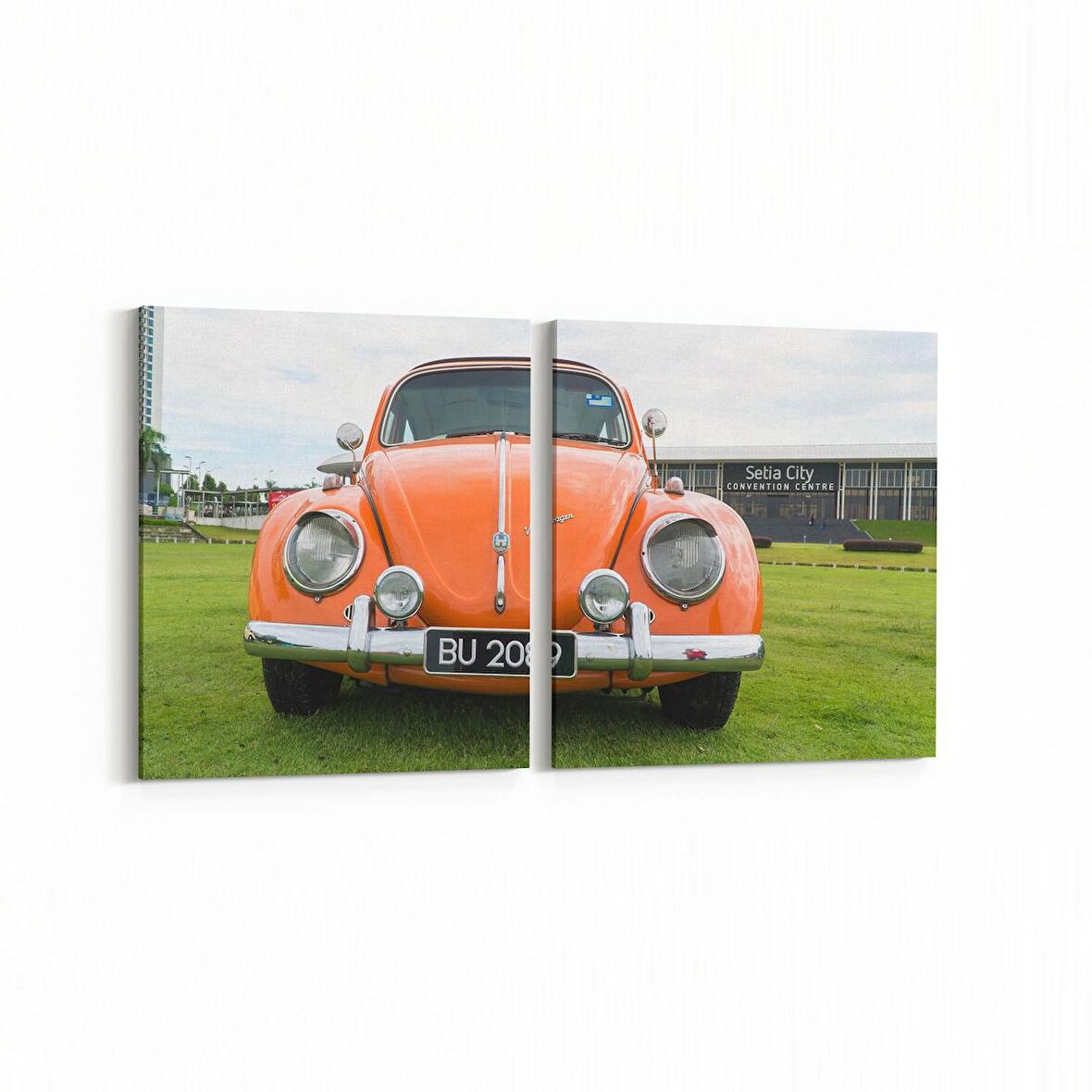 Olla 12370K2Y Araç Görseli Kare 2'li Yatay Kanvas Tablo (Ölçü: 125X60)