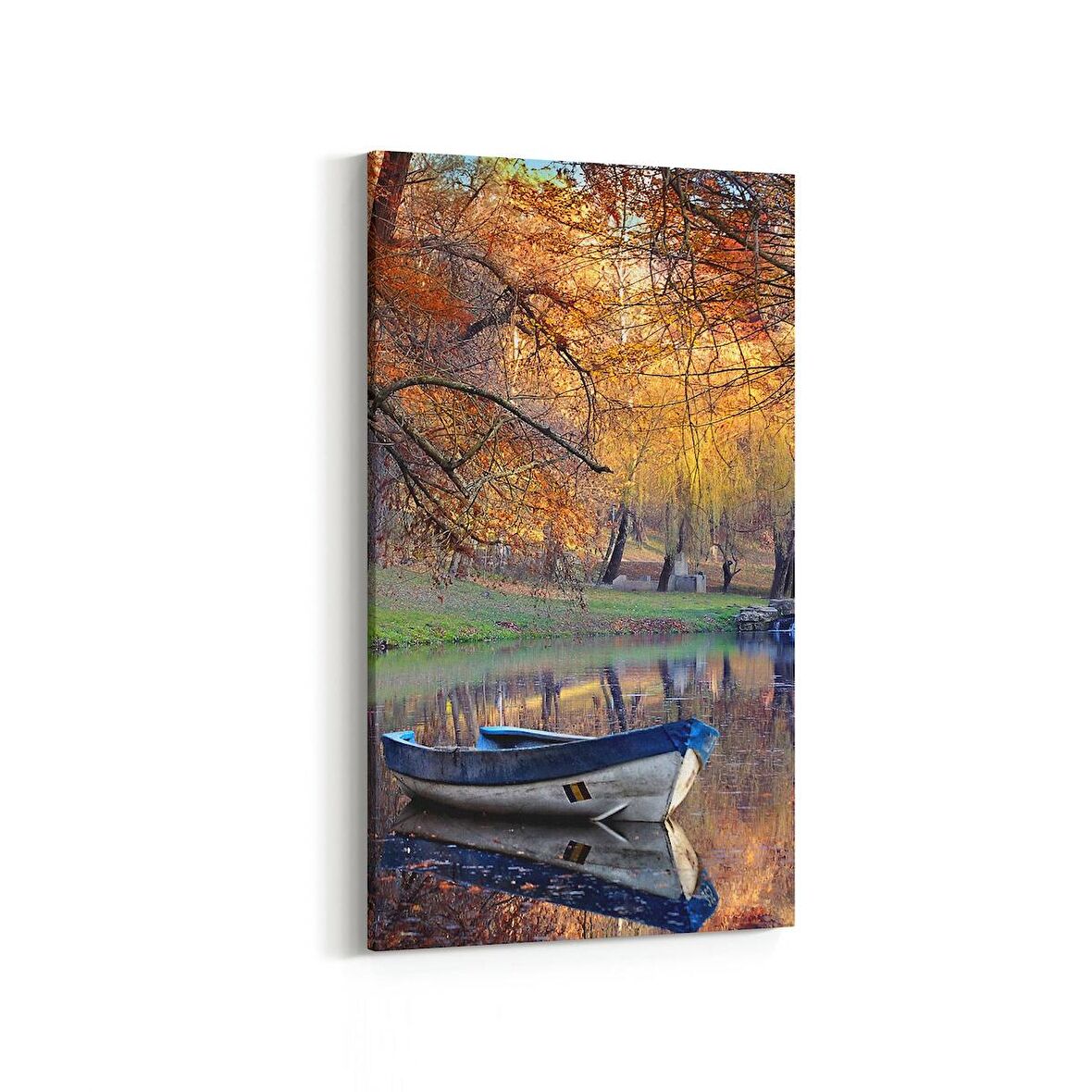 Olla 13154DD Doğa / Manzara Görseli Dikey Dar Kanvas Tablo (Ölçü: 40X80)