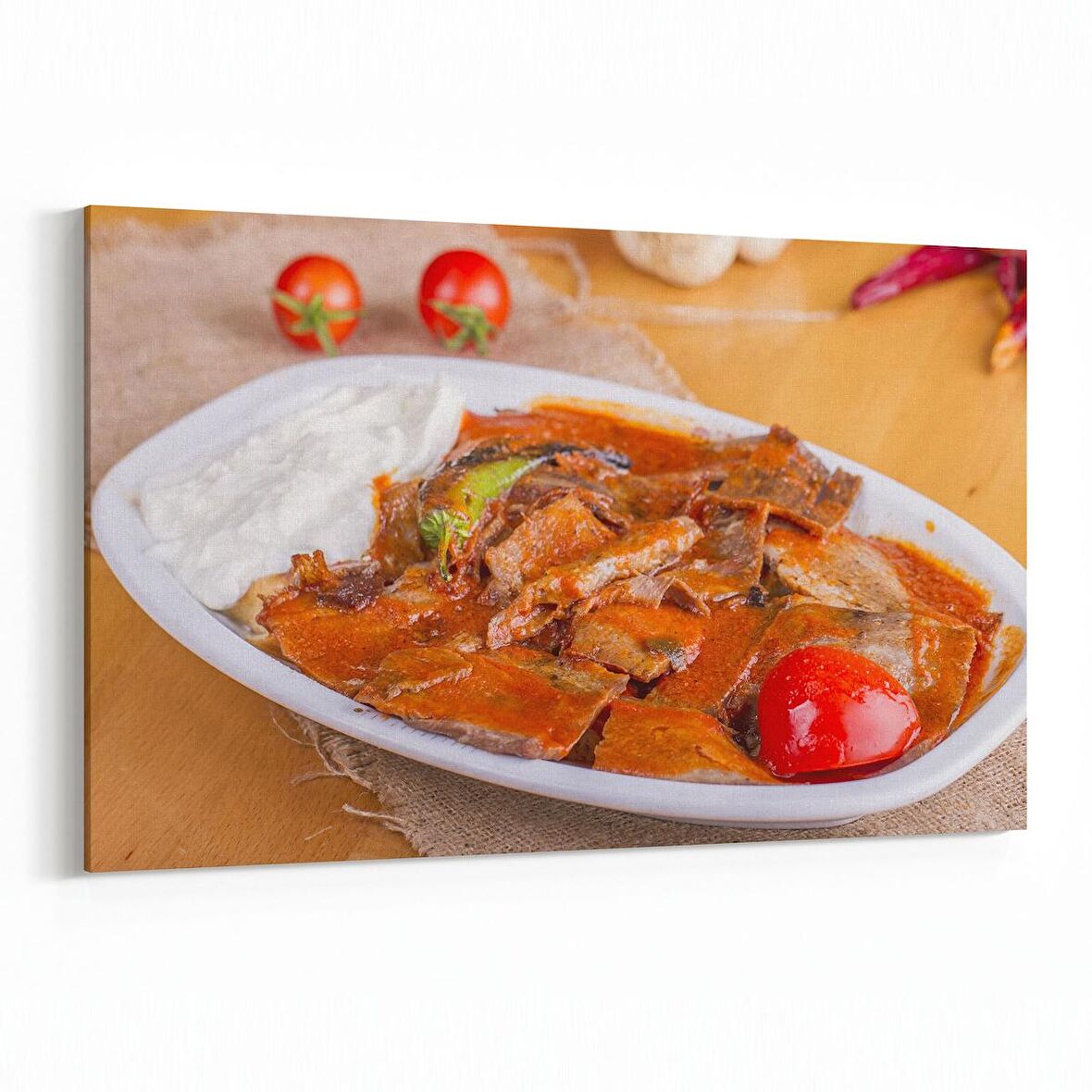 Olla 15182Y Gıda Görseli Yatay Kanvas Tablo (Ölçü: 150X100)