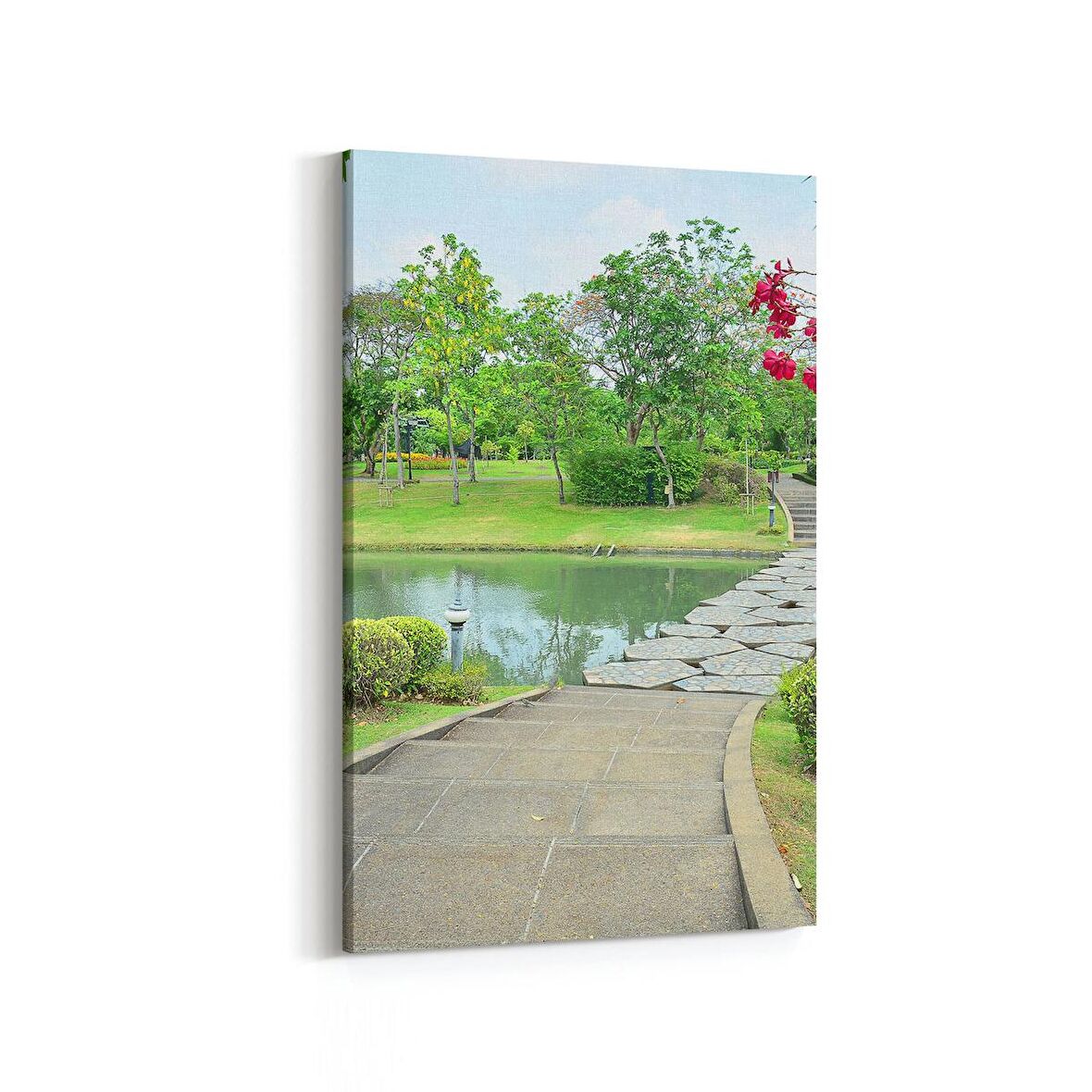 Olla 14019D Doğa / Manzara Görseli Dikey Kanvas Tablo (Ölçü: 100X150)