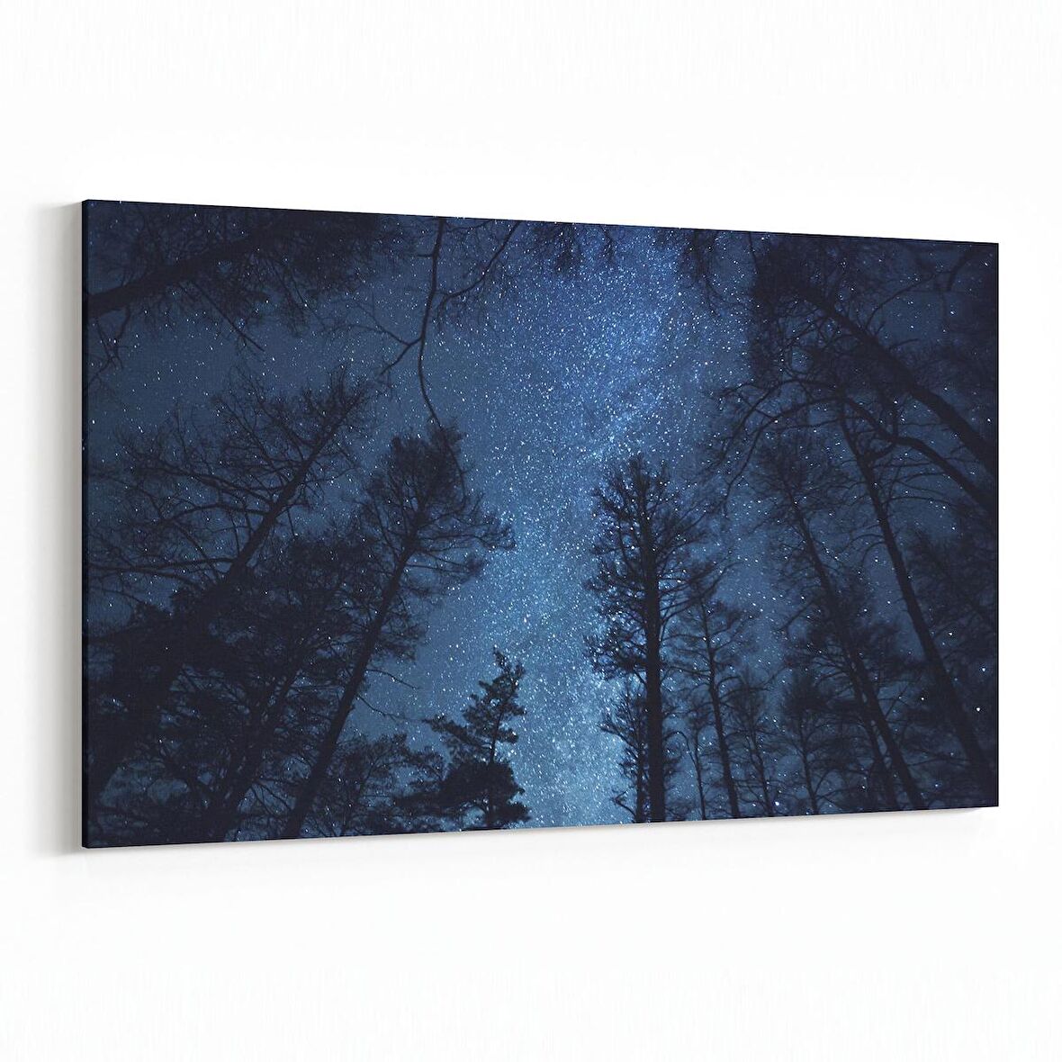 Olla 14678Y Gece Gökyüzü Görseli Yatay Kanvas Tablo (Ölçü: 150X100)