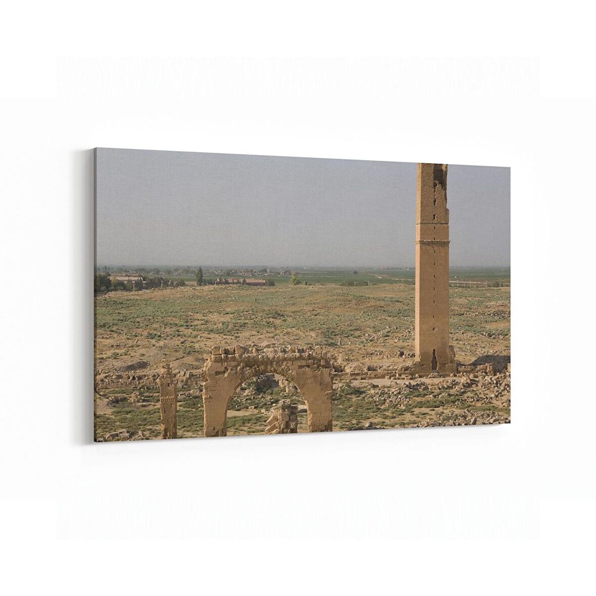 Olla 18857Y Yapı Görseli Yatay Kanvas Tablo (Ölçü: 90X60)