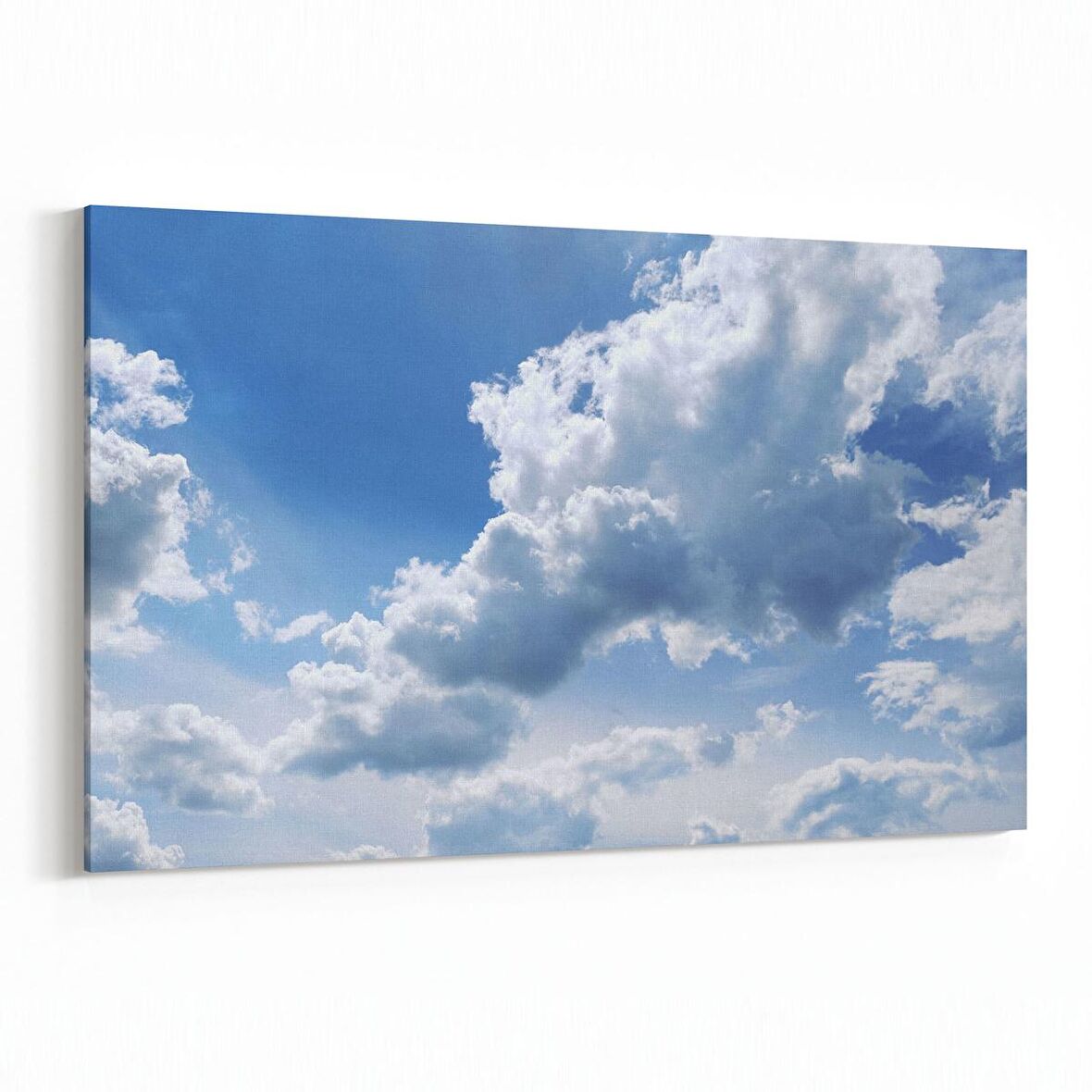 Olla 15593Y Gökyüzü Bulut Görseli  Yatay Kanvas Tablo (Ölçü: 90X60)
