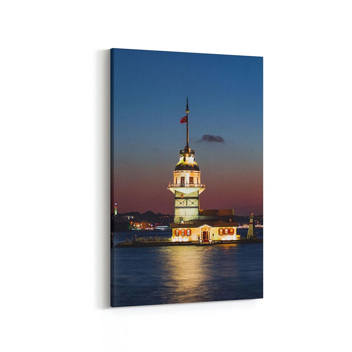 Olla 18647D Yapı Görseli Dikey Kanvas Tablo (Ölçü: 100X150)