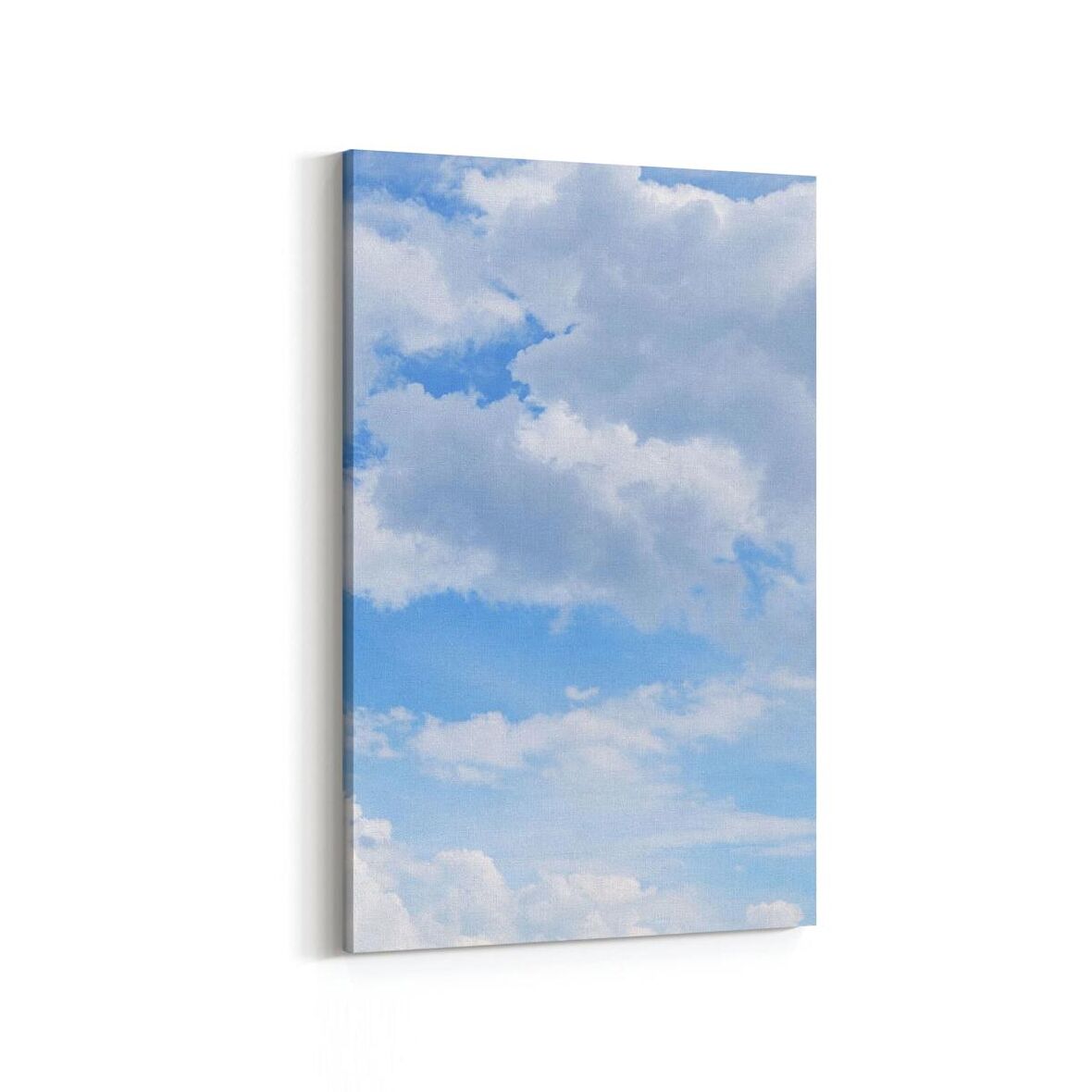 Olla 15773D Gökyüzü Bulut Görseli  Dikey Kanvas Tablo (Ölçü: 100X150)
