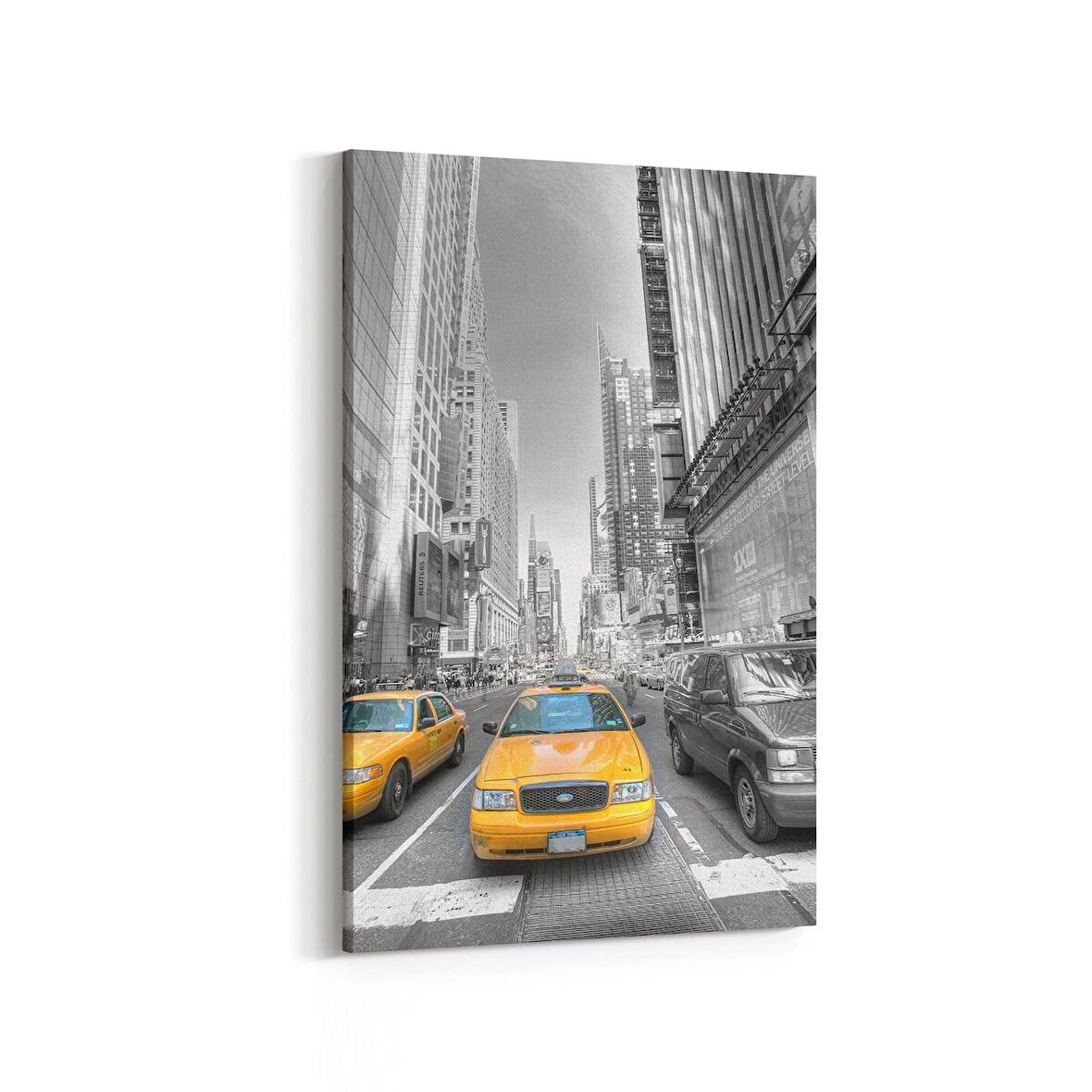 Olla 18477D Yapı Görseli Dikey Kanvas Tablo (Ölçü: 60X90)