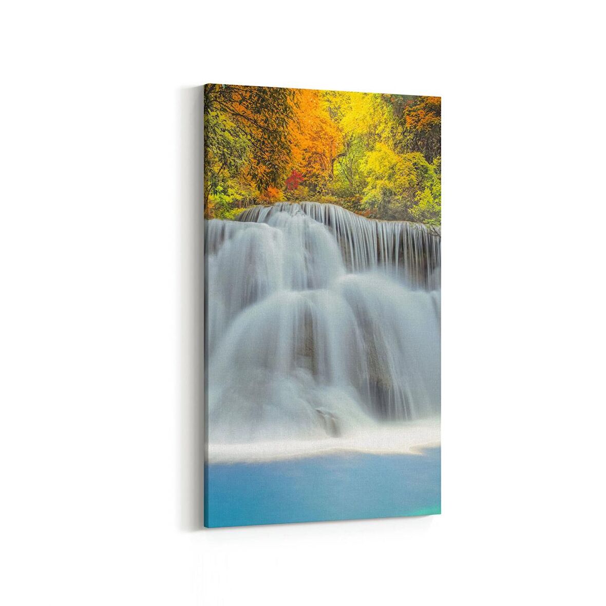Olla 13588DD Doğa / Manzara Görseli Dikey Dar Kanvas Tablo (Ölçü: 30X60)