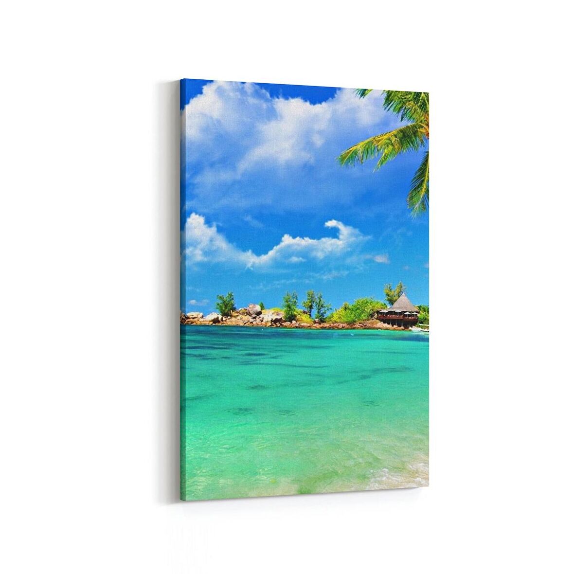 Olla 14167D Doğa / Manzara Görseli Dikey Kanvas Tablo (Ölçü: 100X150)