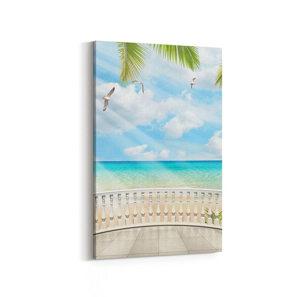 Olla 14149D Doğa / Manzara Görseli Dikey Kanvas Tablo (Ölçü: 20X30)