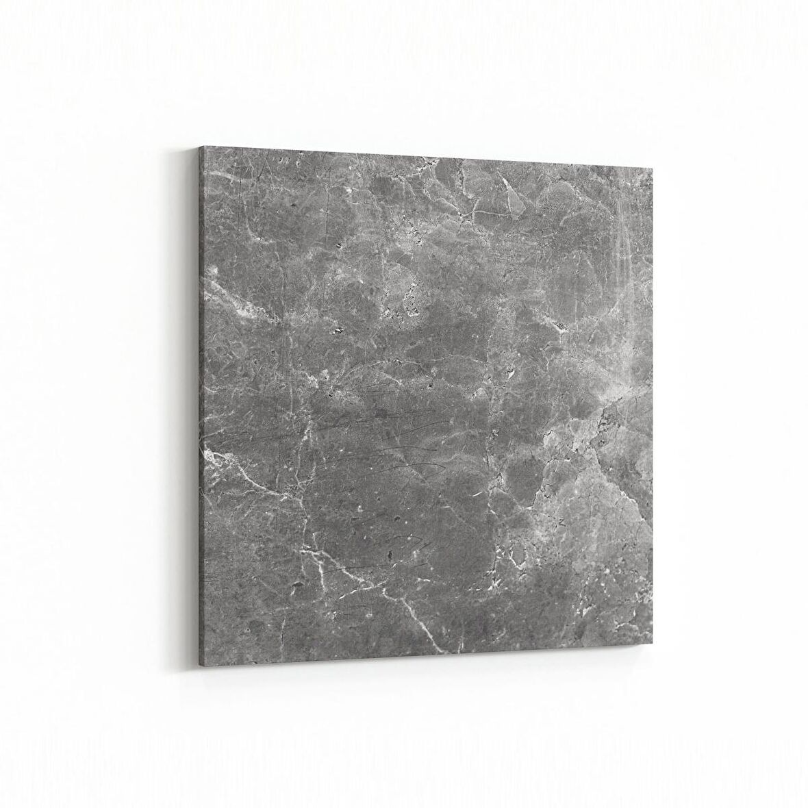 Olla 16699K Mermer Desen Görsel Kare Kanvas Tablo (Ölçü: 100X100)