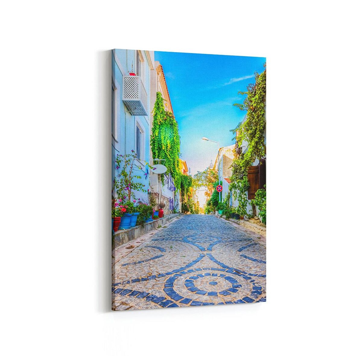 Olla 17900D Yapı Görseli Dikey Kanvas Tablo (Ölçü: 100X150)