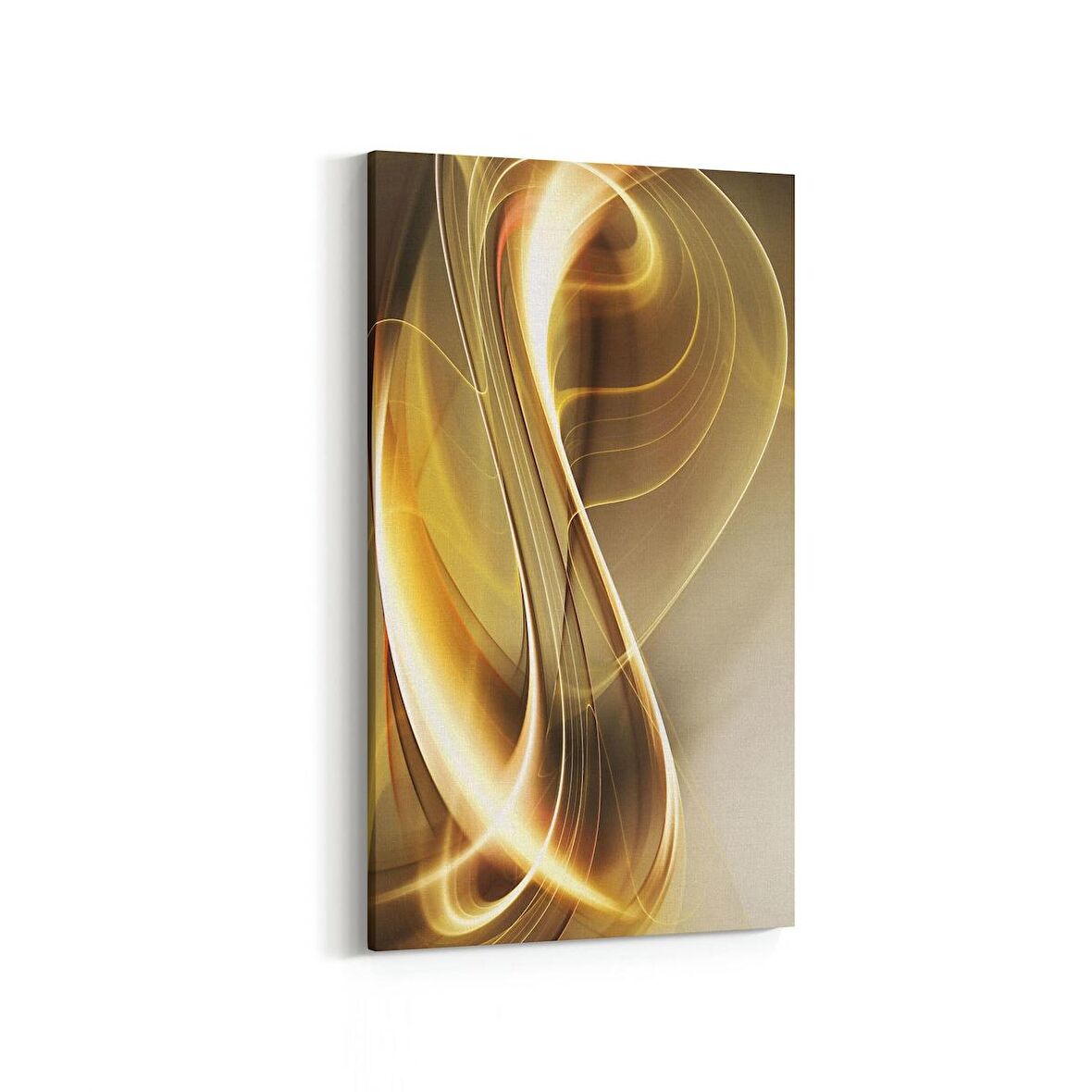 Olla 10095DD Abstract Görsel Dikey Dar Kanvas Tablo (Ölçü: 30X60)