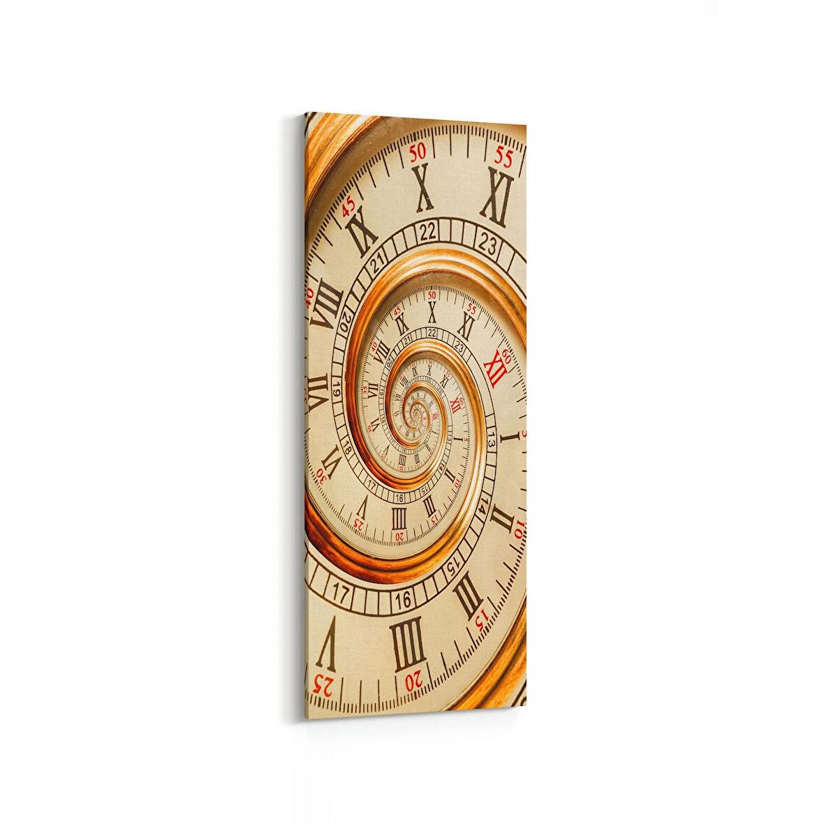Olla 10208DI Abstract Görsel Dikey İnce Kanvas Tablo (Ölçü: 40X120)