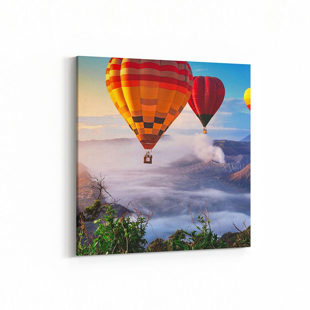 Olla 13288K Doğa / Manzara Görseli Kare Kanvas Tablo (Ölçü: 100X100)