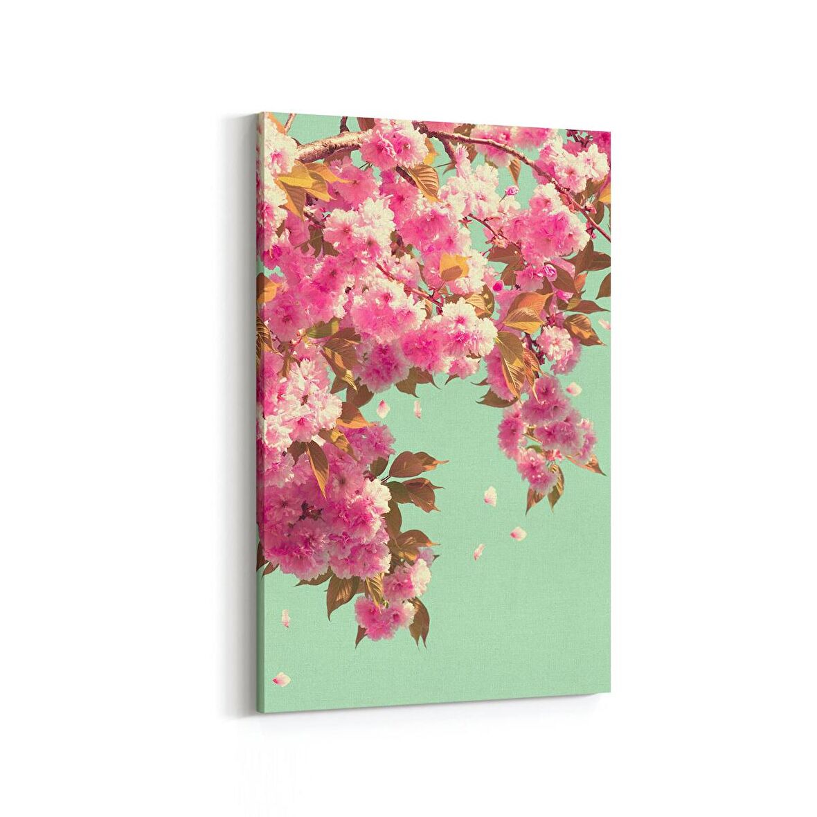 Olla 10754D Ağaç Görseli Dikey Kanvas Tablo (Ölçü: 100X150)