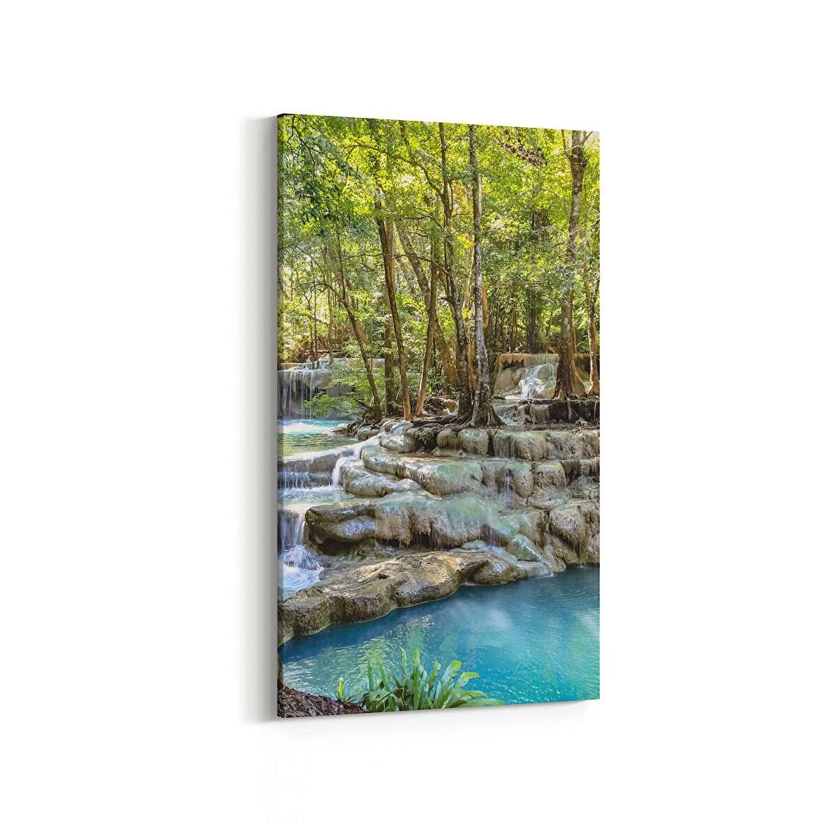 Olla 13165DD Doğa / Manzara Görseli Dikey Dar Kanvas Tablo (Ölçü: 60X120)