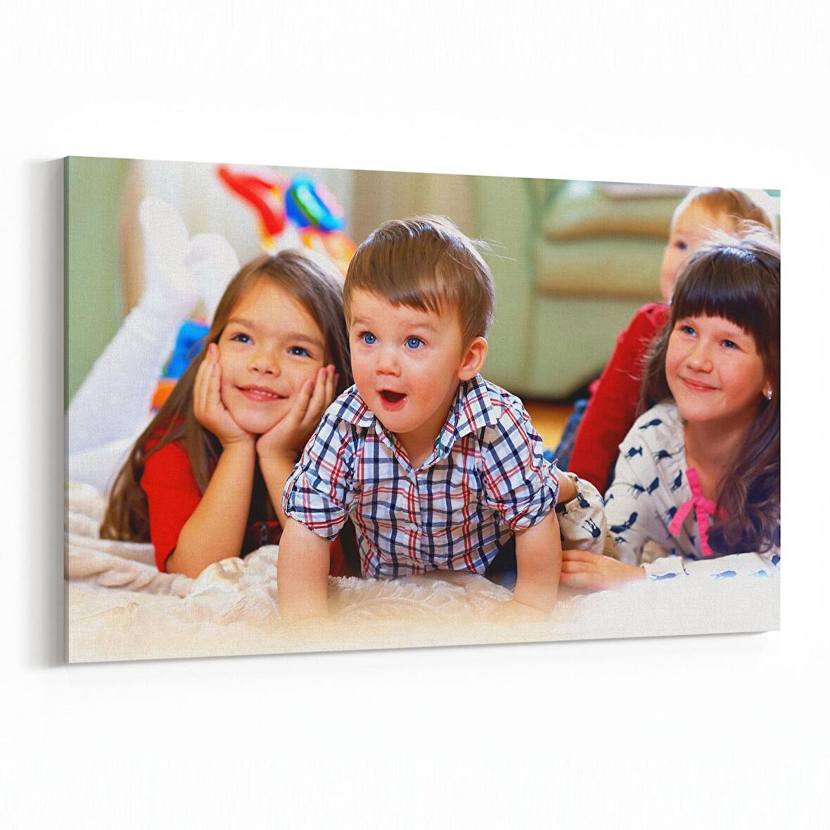 Olla 16795Y Model / Manken Görseli Yatay Kanvas Tablo (Ölçü: 90X60)