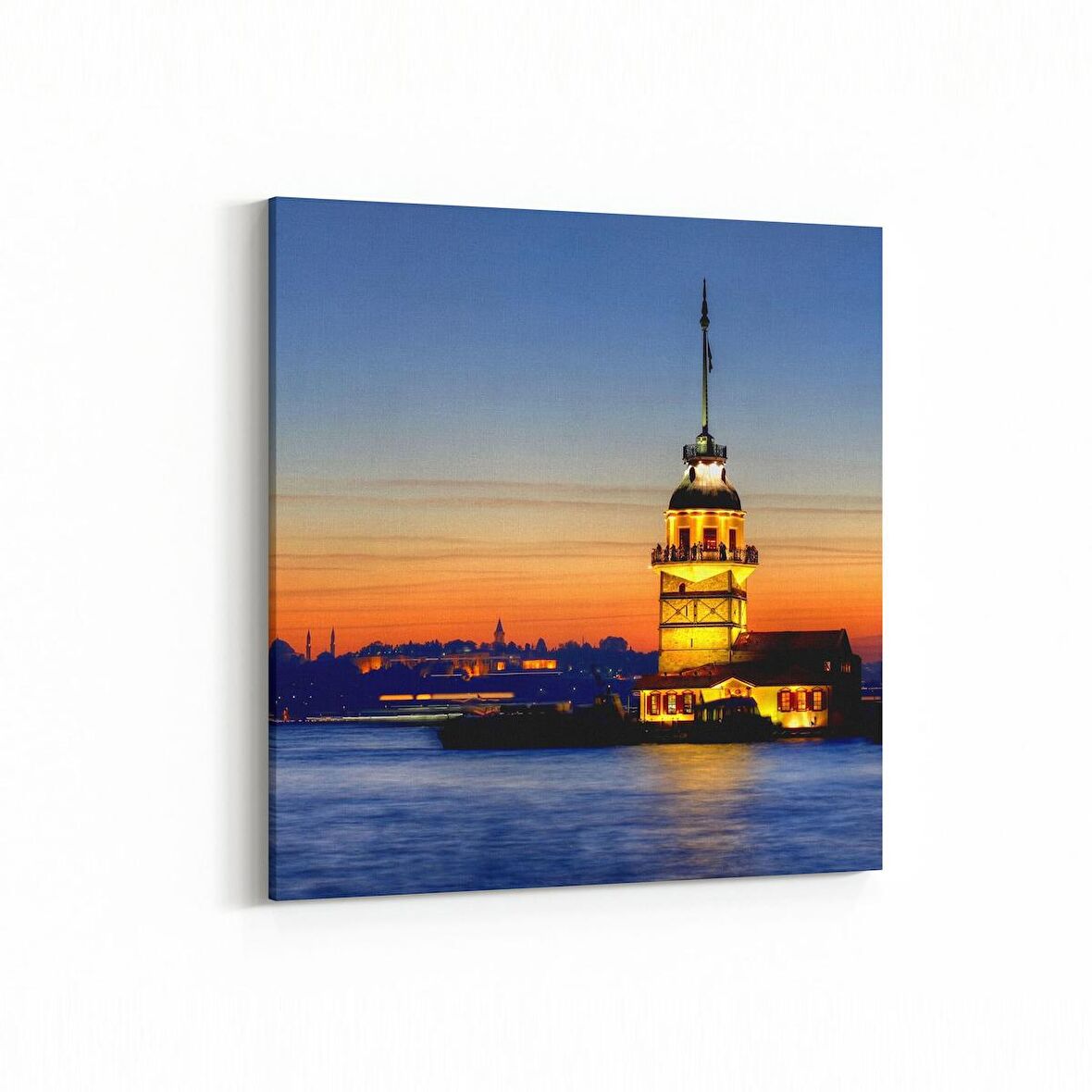 Olla 18985K Yapı Görseli Kare Kanvas Tablo (Ölçü: 30X30)