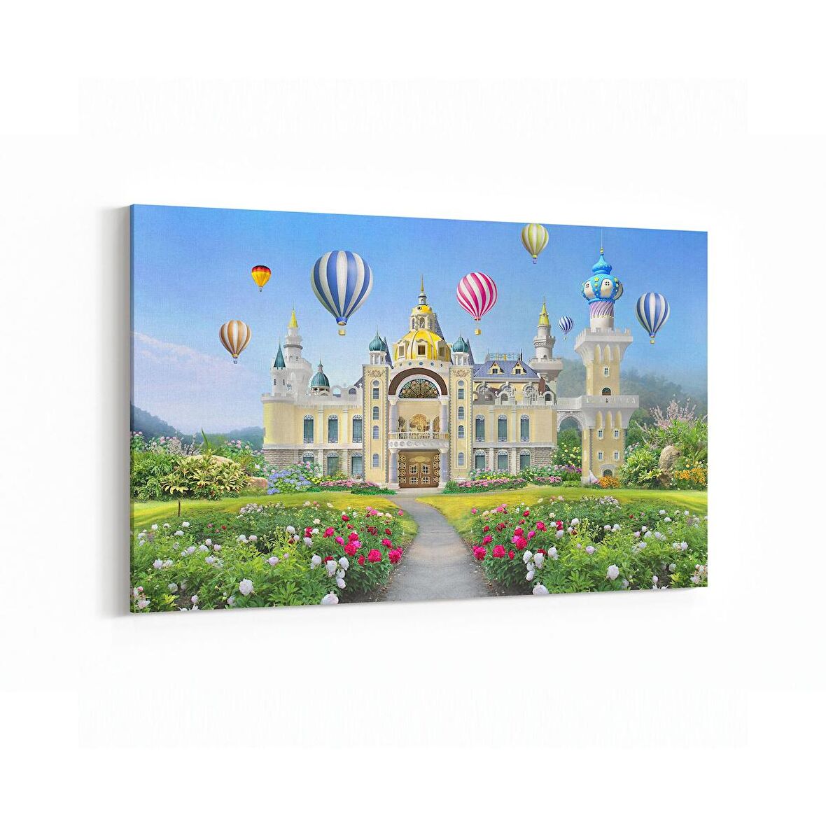 Olla 18232Y Yapı Görseli Yatay Kanvas Tablo (Ölçü: 150X100)