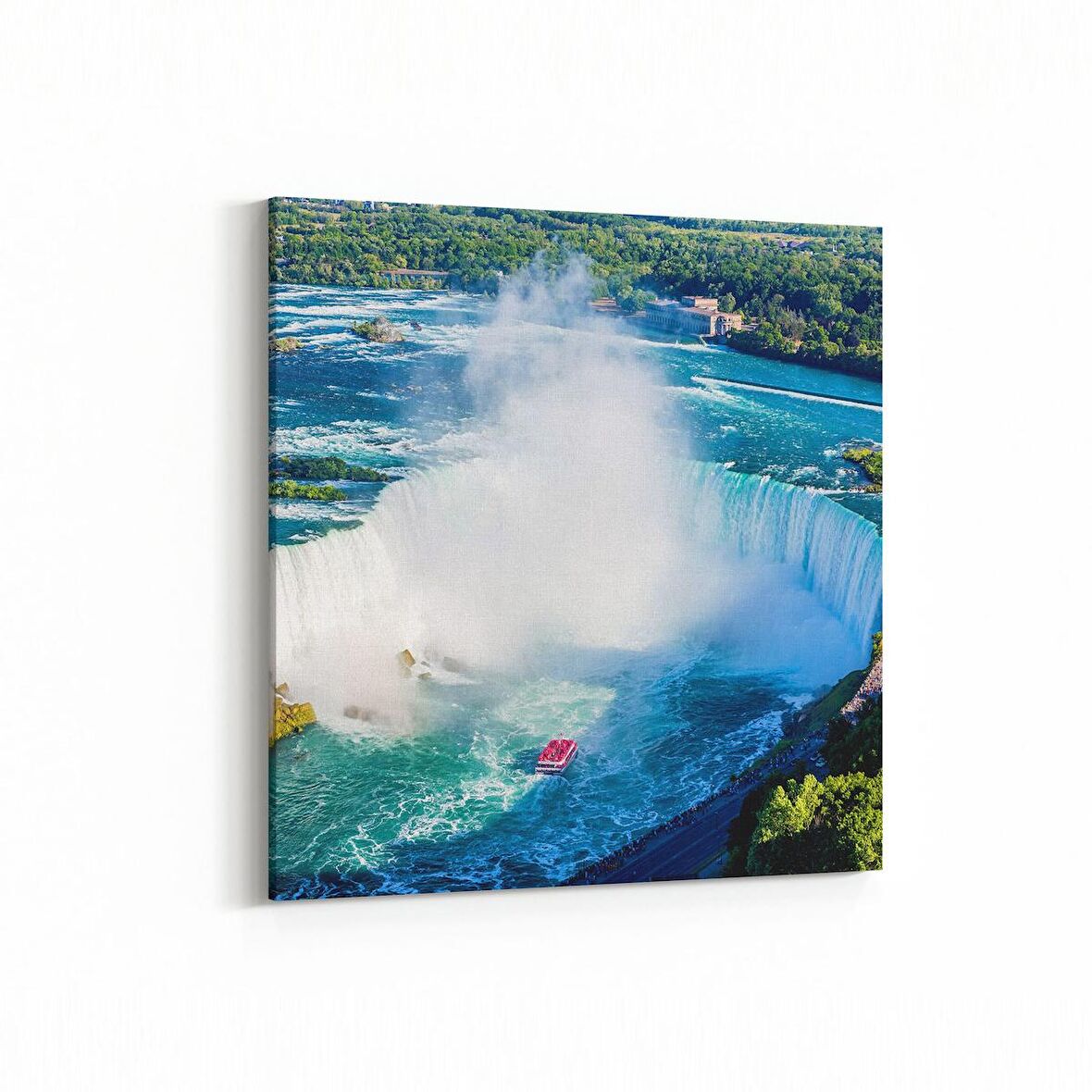 Olla 14207K Doğa / Manzara Görseli Kare Kanvas Tablo (Ölçü: 25X25)