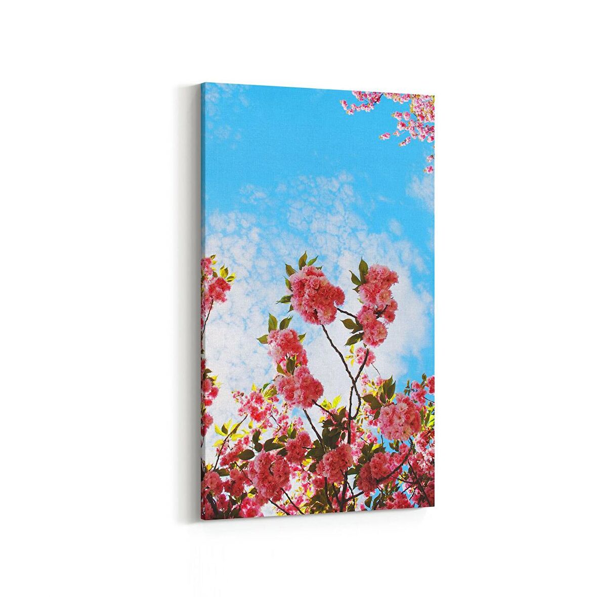 Olla 10468DD Ağaç Görseli Dikey Dar Kanvas Tablo (Ölçü: 60X120)