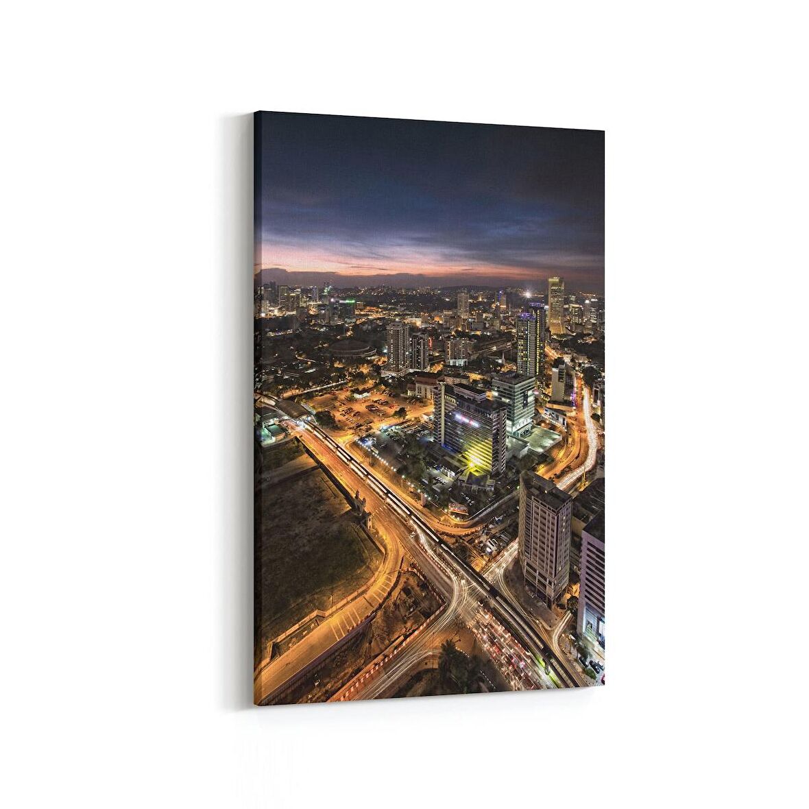 Olla 18261D Yapı Görseli Dikey Kanvas Tablo (Ölçü: 100X150)