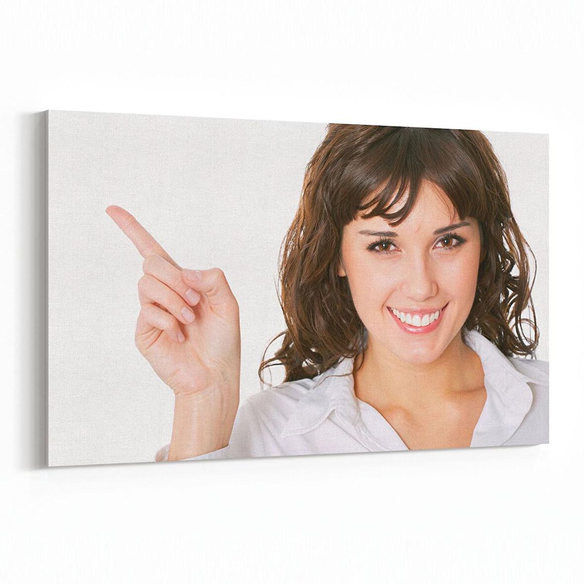 Olla 17029Y Model / Manken Görseli Yatay Kanvas Tablo (Ölçü: 120X80)