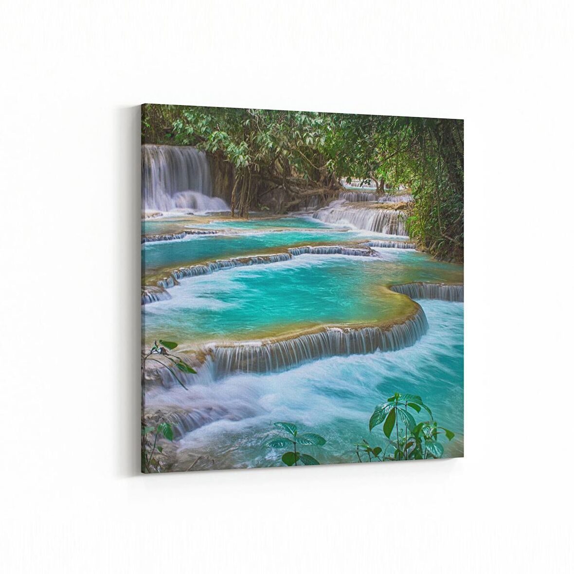 Olla 14198K Doğa / Manzara Görseli Kare Kanvas Tablo (Ölçü: 25X25)