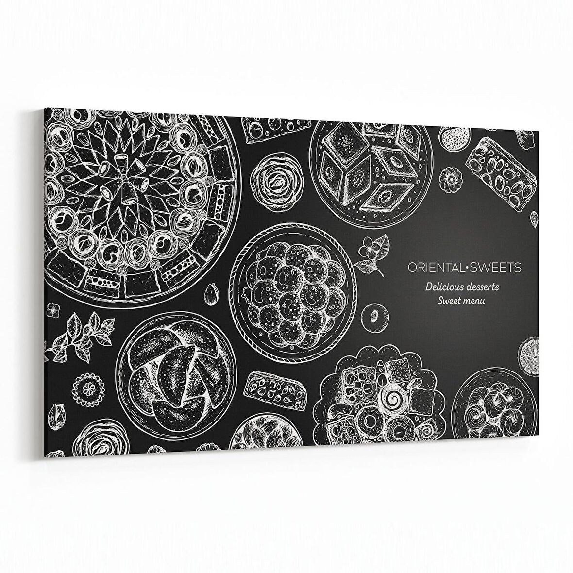 Olla 14964Y Gıda Görseli Yatay Kanvas Tablo (Ölçü: 30X20)