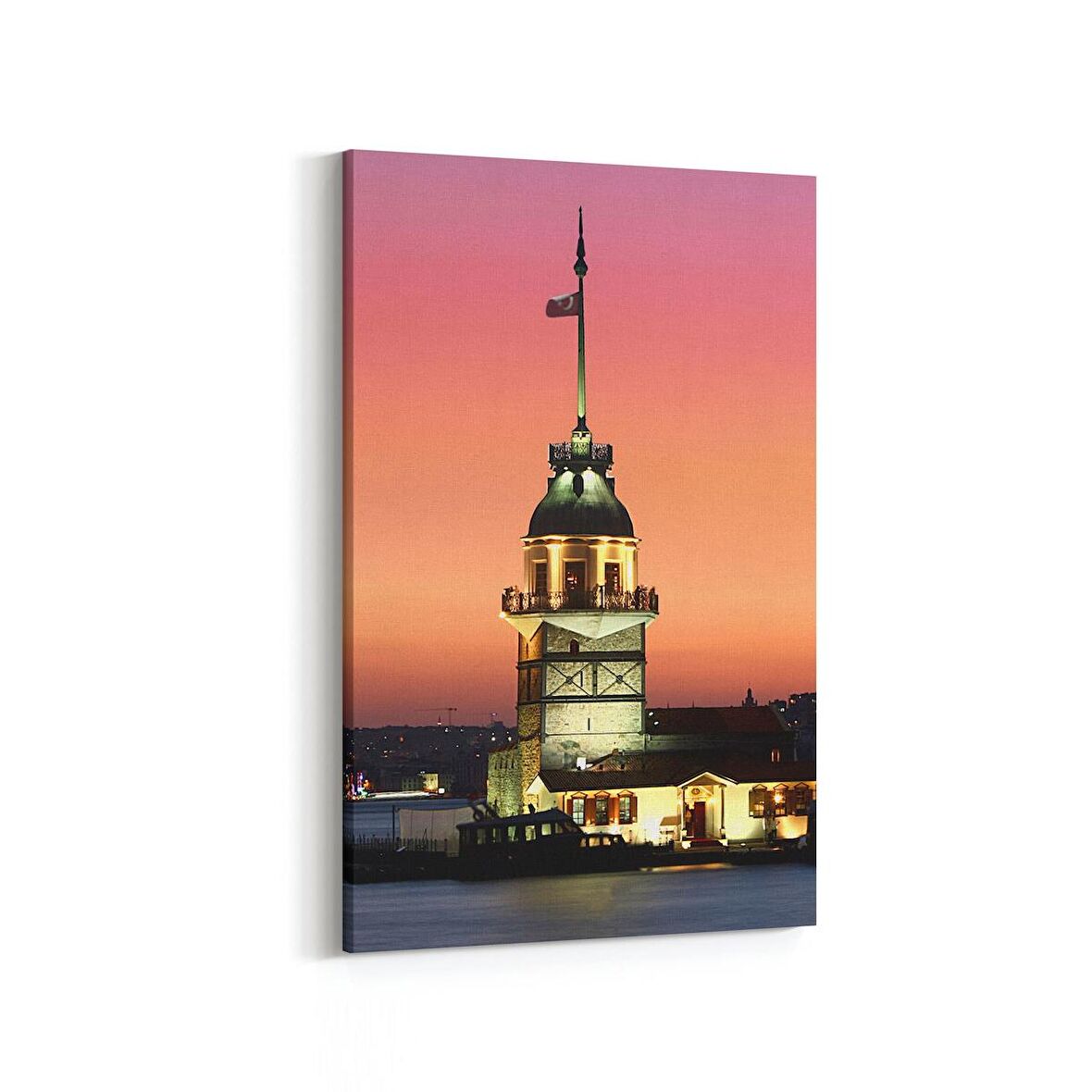 Olla 18720D Yapı Görseli Dikey Kanvas Tablo (Ölçü: 100X150)