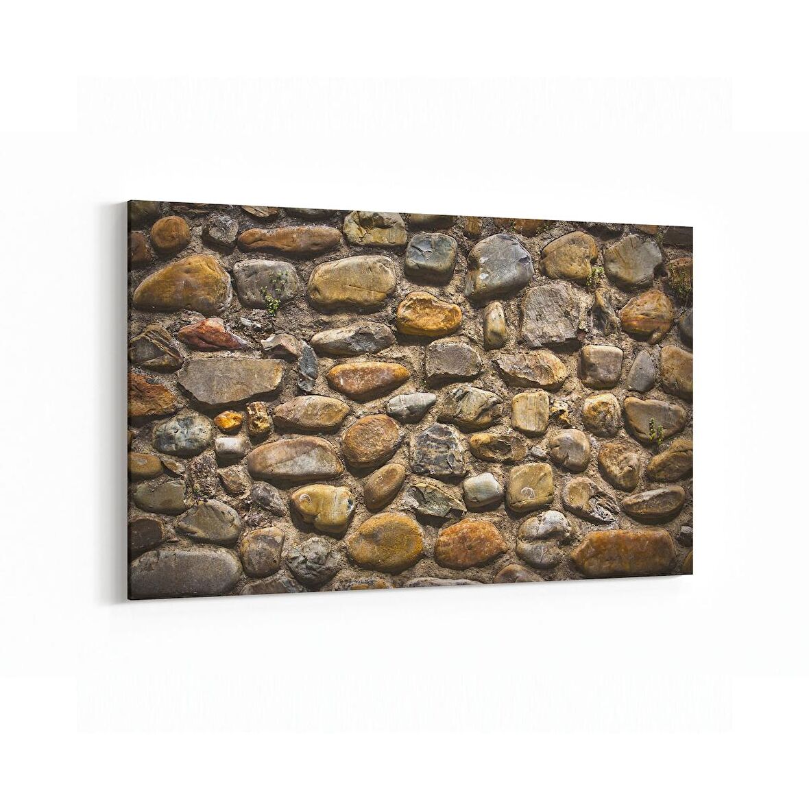 Olla 17521Y Taş / Tuğla Görseli Yatay Kanvas Tablo (Ölçü: 45X30)