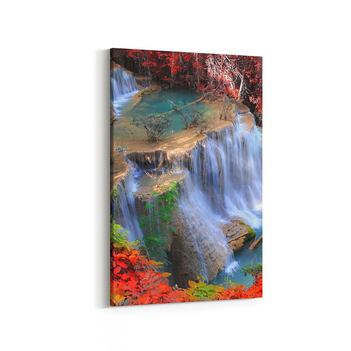 Olla 13781D Doğa / Manzara Görseli Dikey Kanvas Tablo (Ölçü: 100X150)