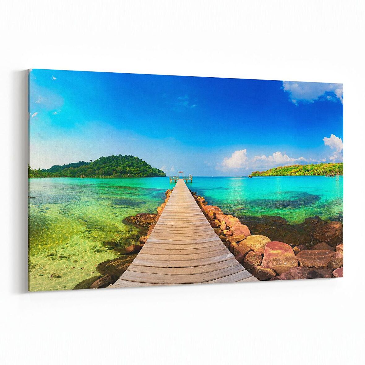 Olla 13424Y Doğa / Manzara Görseli Yatay Kanvas Tablo (Ölçü: 150X100)