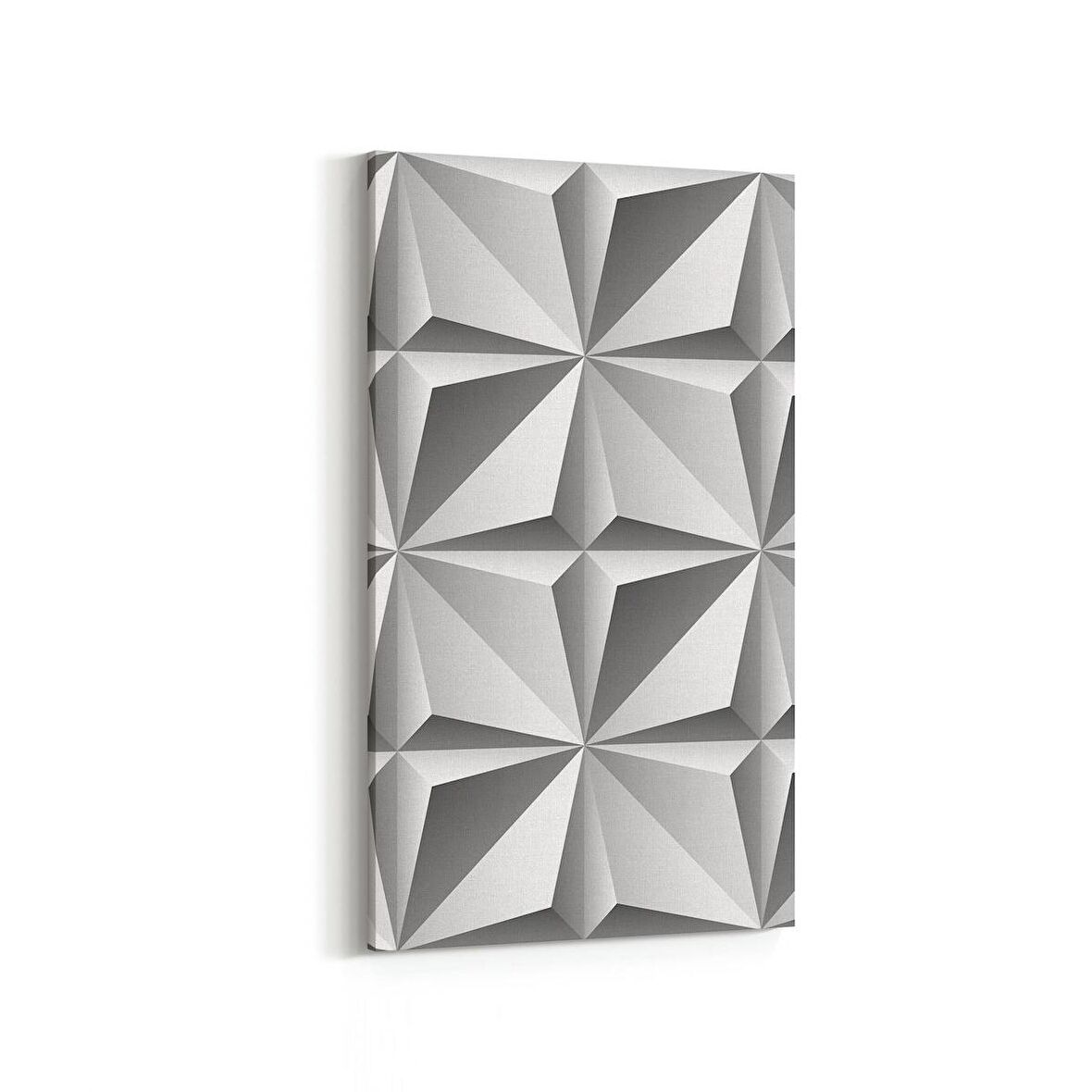 Olla 14909DD Geometrik Desen Görseli Dikey Dar Kanvas Tablo (Ölçü: 40X80)
