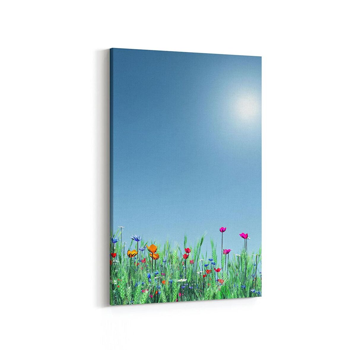 Olla 13397D Doğa / Manzara Görseli Dikey Kanvas Tablo (Ölçü: 60X90)