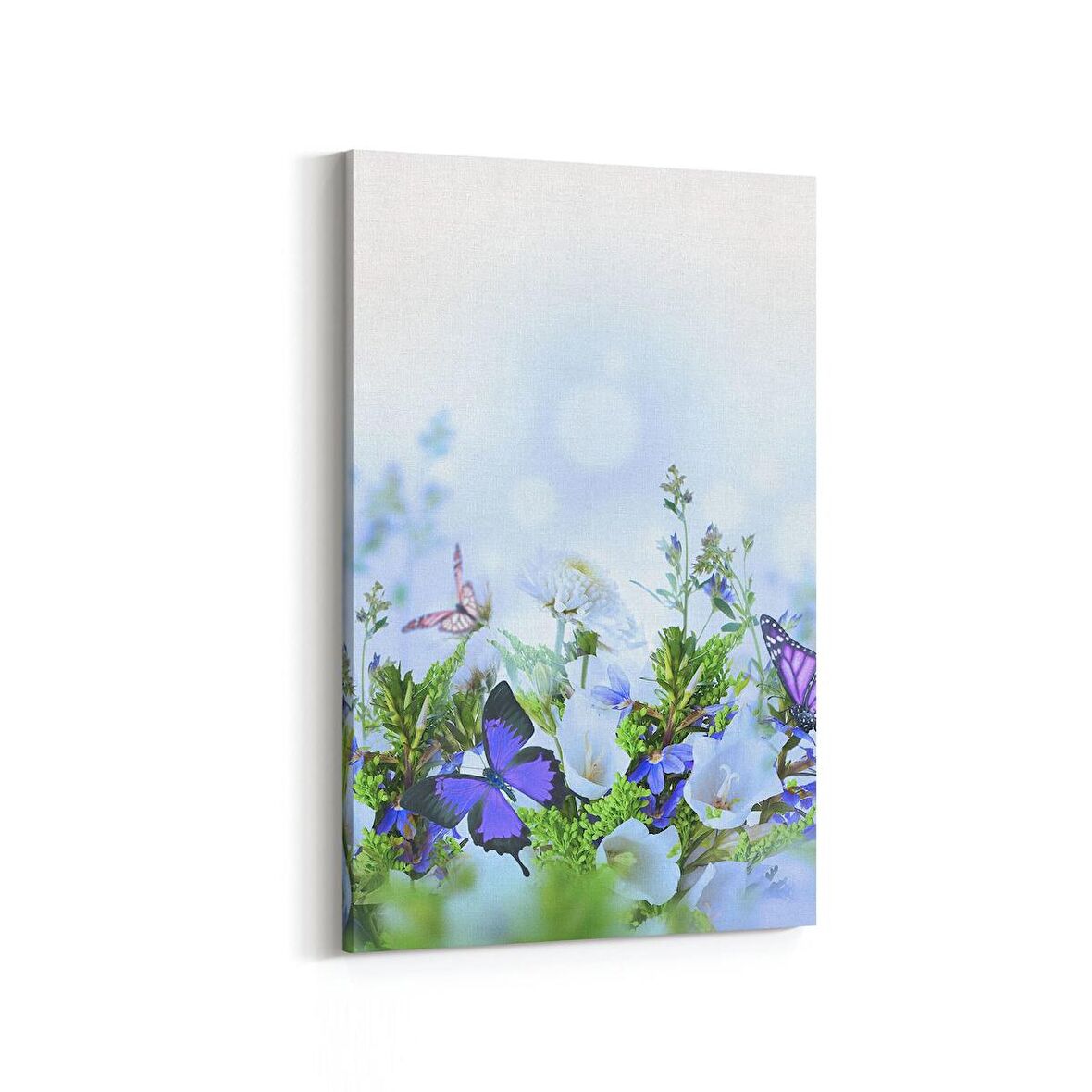 Olla 11751D Orkide Çiçek Görseli Dikey Kanvas Tablo (Ölçü: 20X30)