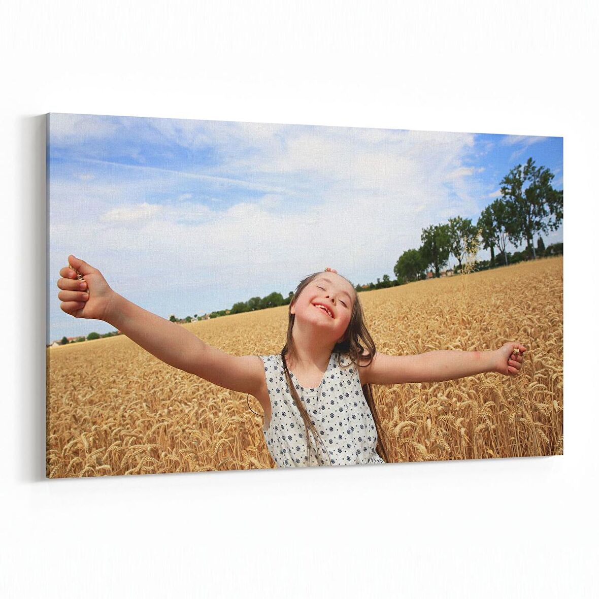 Olla 16877Y Model / Manken Görseli Yatay Kanvas Tablo (Ölçü: 150X100)