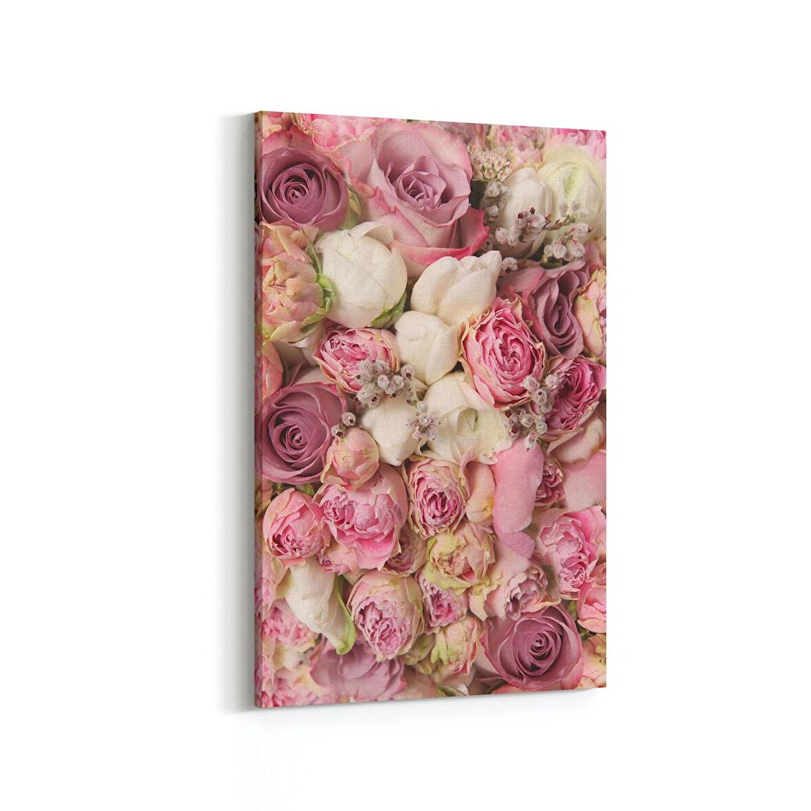 Olla 11558D Çiçek Görseli Dikey Kanvas Tablo (Ölçü: 60X90)