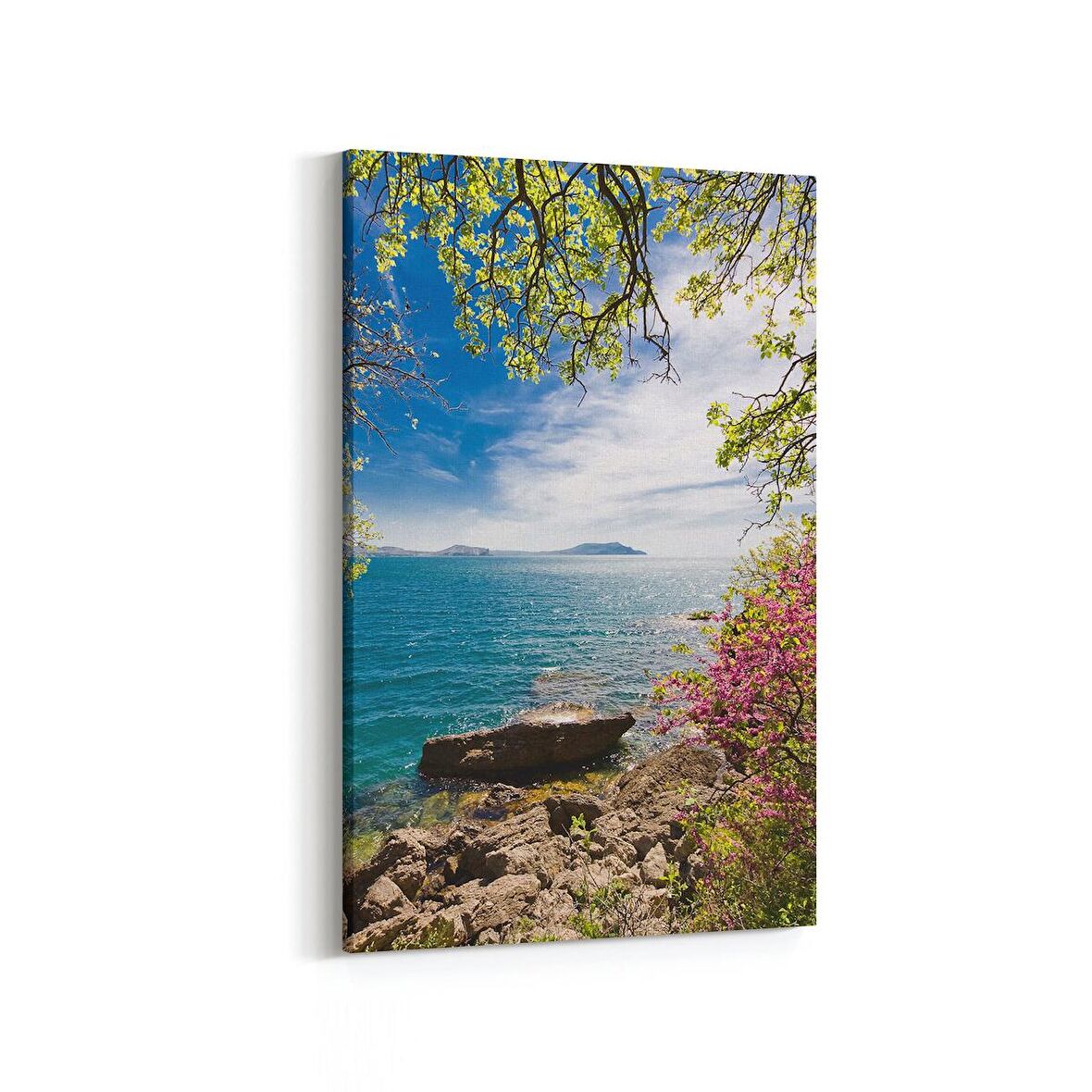 Olla 14349D Doğa / Manzara Görseli Dikey Kanvas Tablo (Ölçü: 60X90)