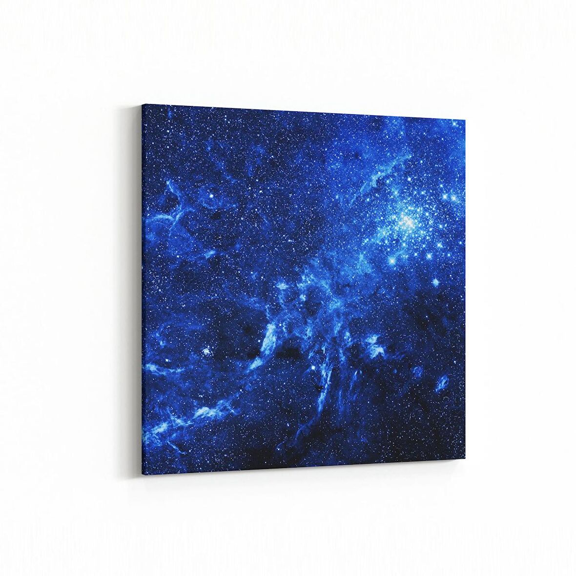 Olla 14692K Gece Gökyüzü Görseli Kare Kanvas Tablo (Ölçü: 25X25)