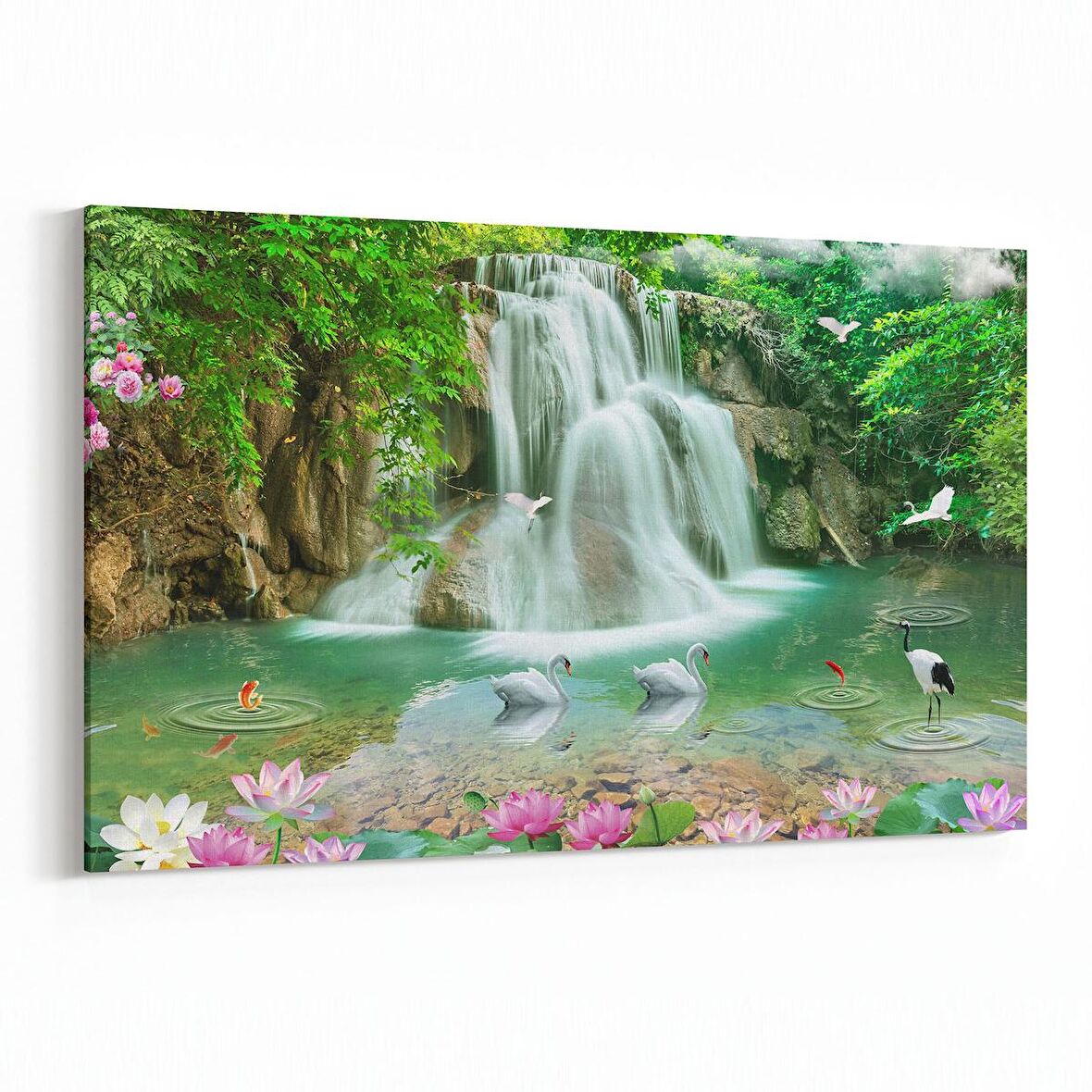 Olla 13328Y Doğa / Manzara Görseli Yatay Kanvas Tablo (Ölçü: 90X60)