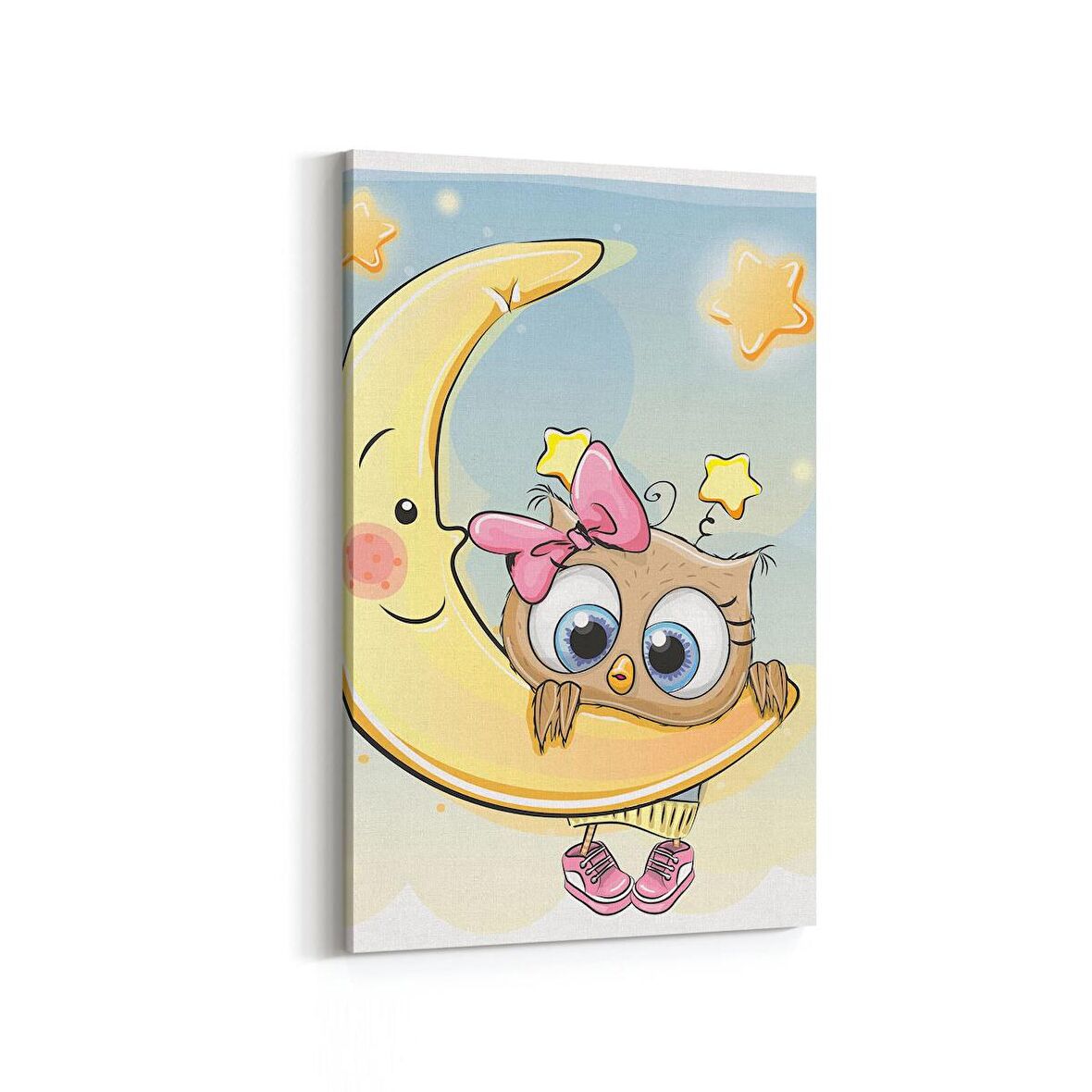 Olla 12793D Çocuk Odası Görseli Dikey Kanvas Tablo (Ölçü: 60X90)