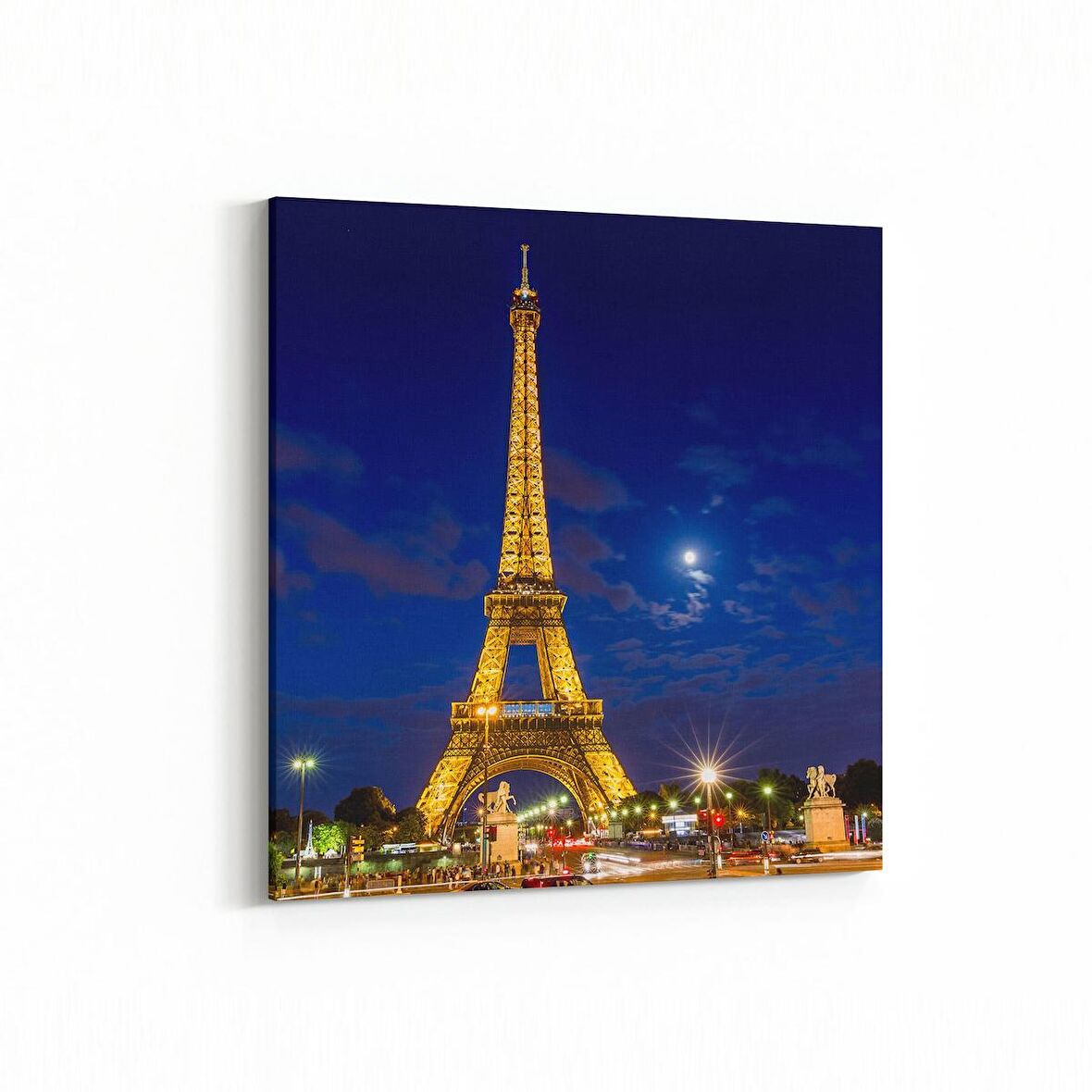 Olla 18799K Yapı Görseli Kare Kanvas Tablo (Ölçü: 25X25)