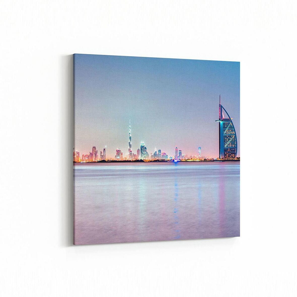 Olla 18790K Yapı Görseli Kare Kanvas Tablo (Ölçü: 25X25)