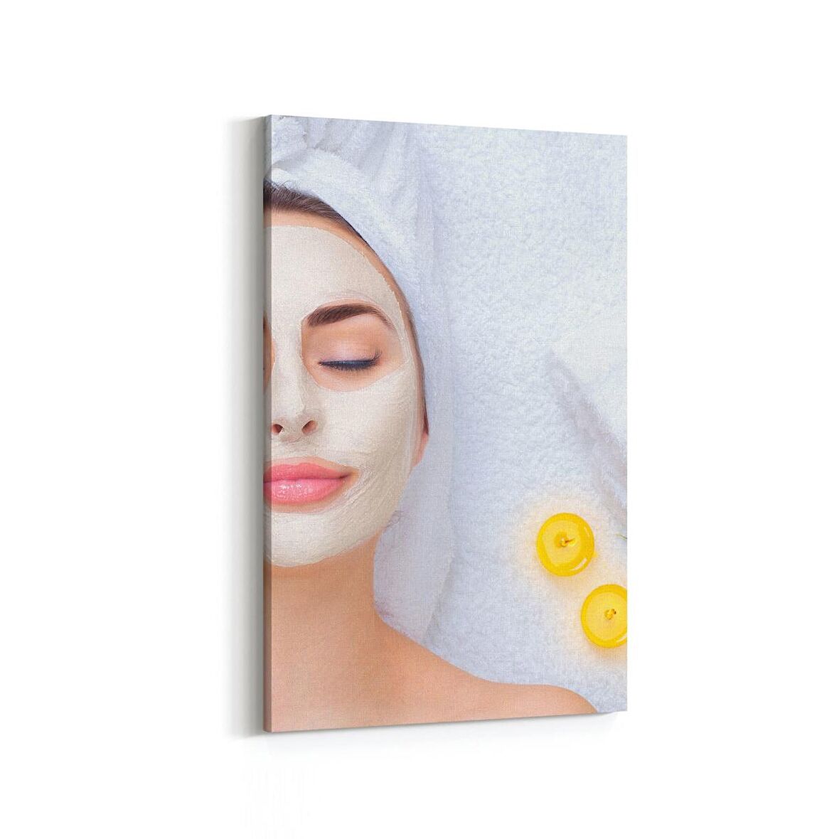 Olla 17100D Spa / Masaj Görseli Dikey Kanvas Tablo (Ölçü: 100X150)