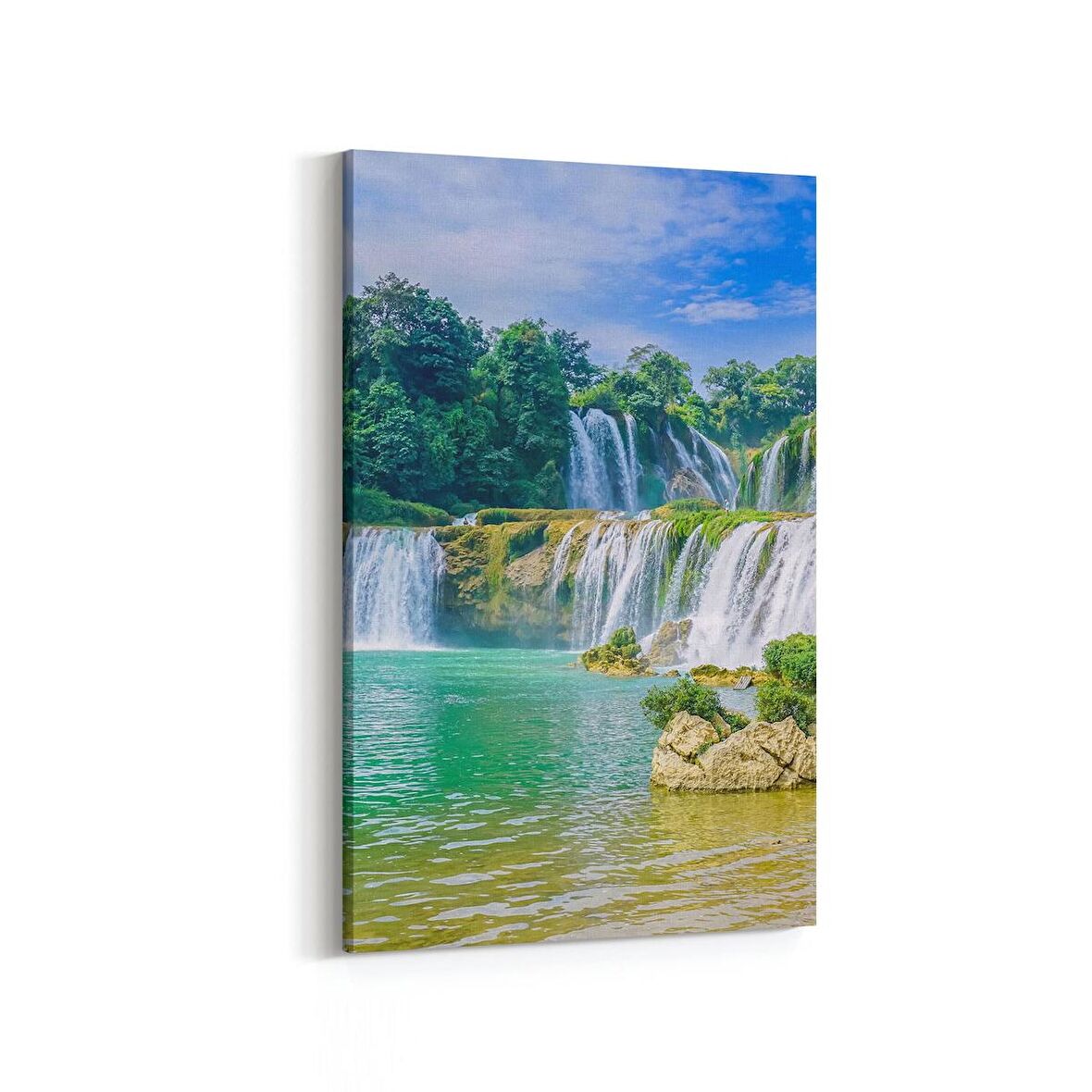 Olla 13177D Doğa / Manzara Görseli Dikey Kanvas Tablo (Ölçü: 60X90)